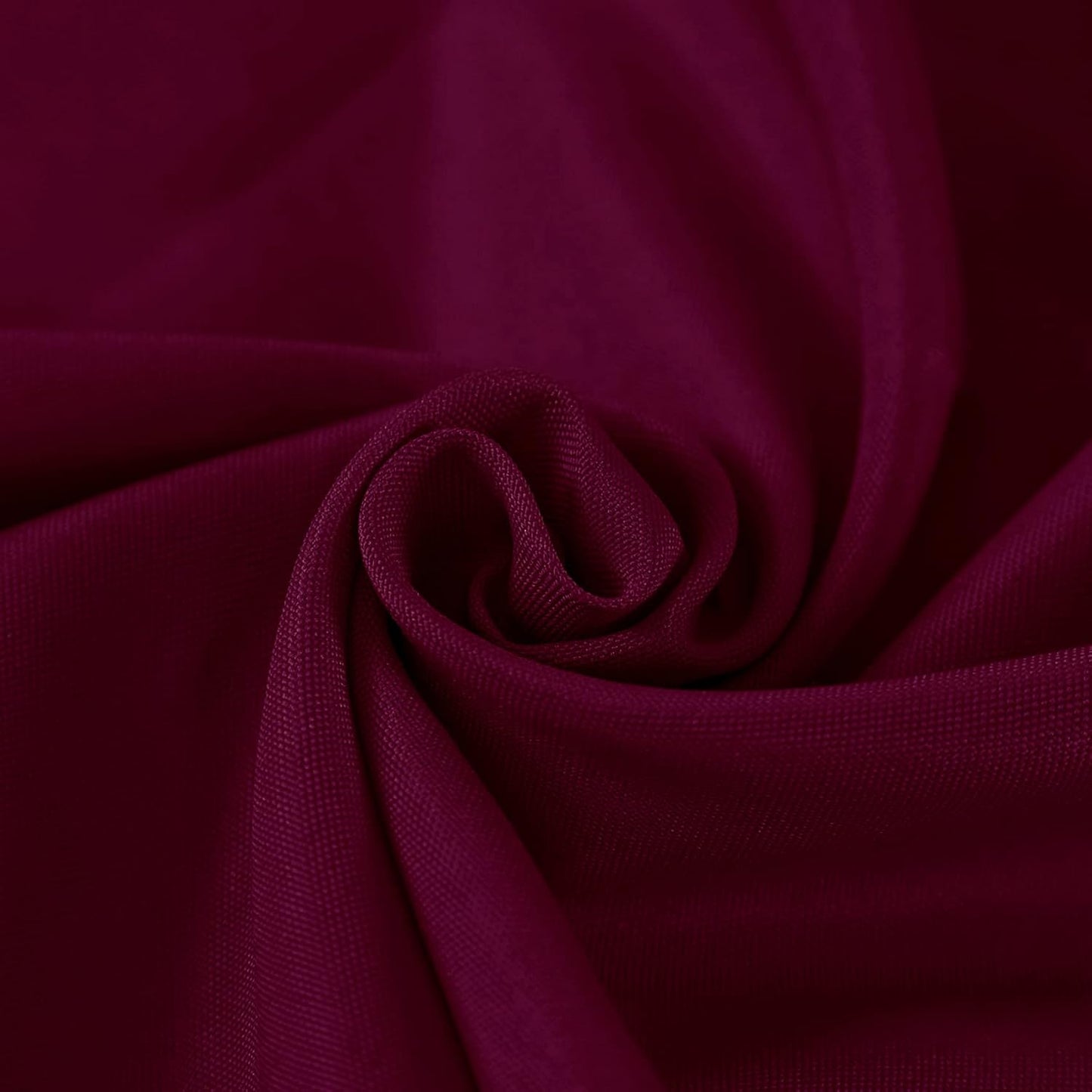 Fokitut 2 Pack Waterproof Round Tablecloth, 120 Inch, Stain Resistant and Wrinkle Polyester Table Cloth, Fabric Table Cover for Kitchen Dining, Wedding, Party, Holiday Dinner-Burgundy