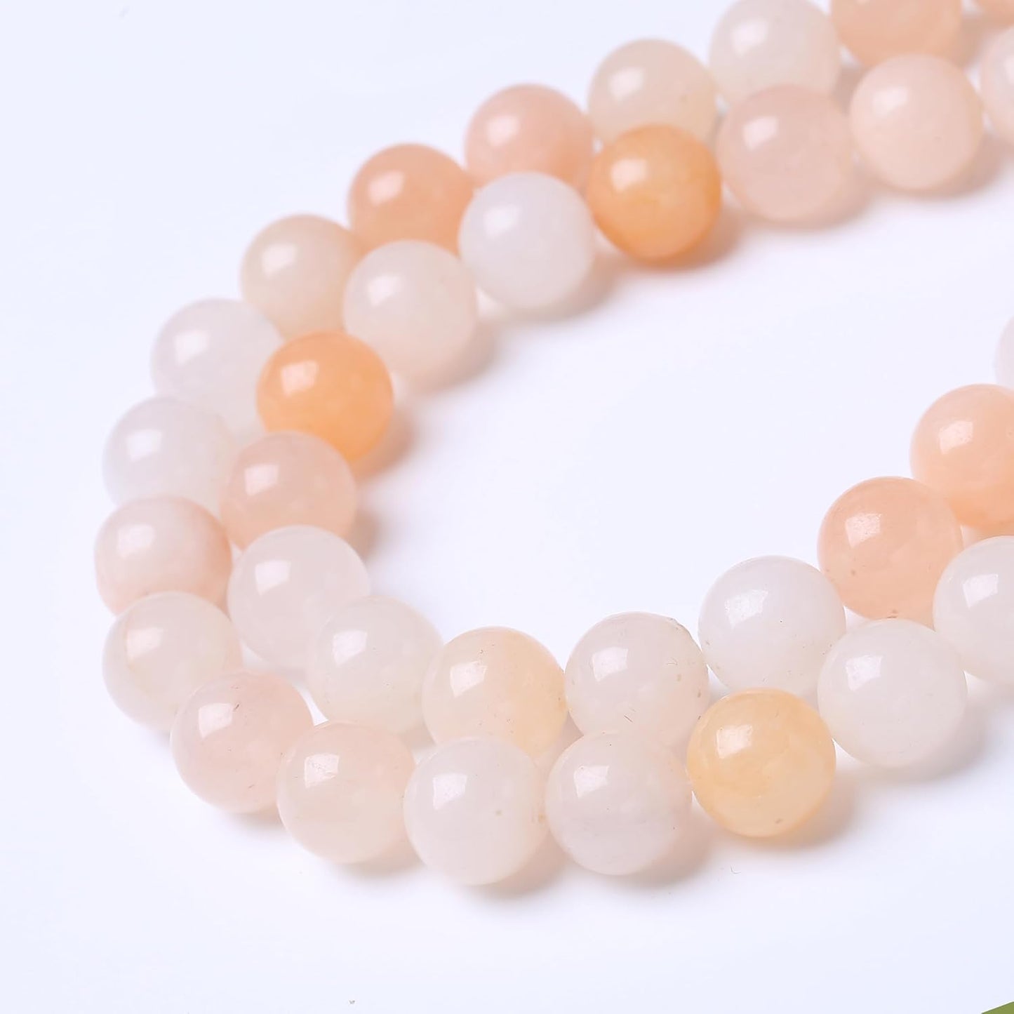 Streamer Powder Stone Beads for Jewelry Making DIY Craft Gemstone Beads Kit (10mm, 35pcs) Cosmic Crystal Pebbles for Bracelets, Necklaces, Home Decor