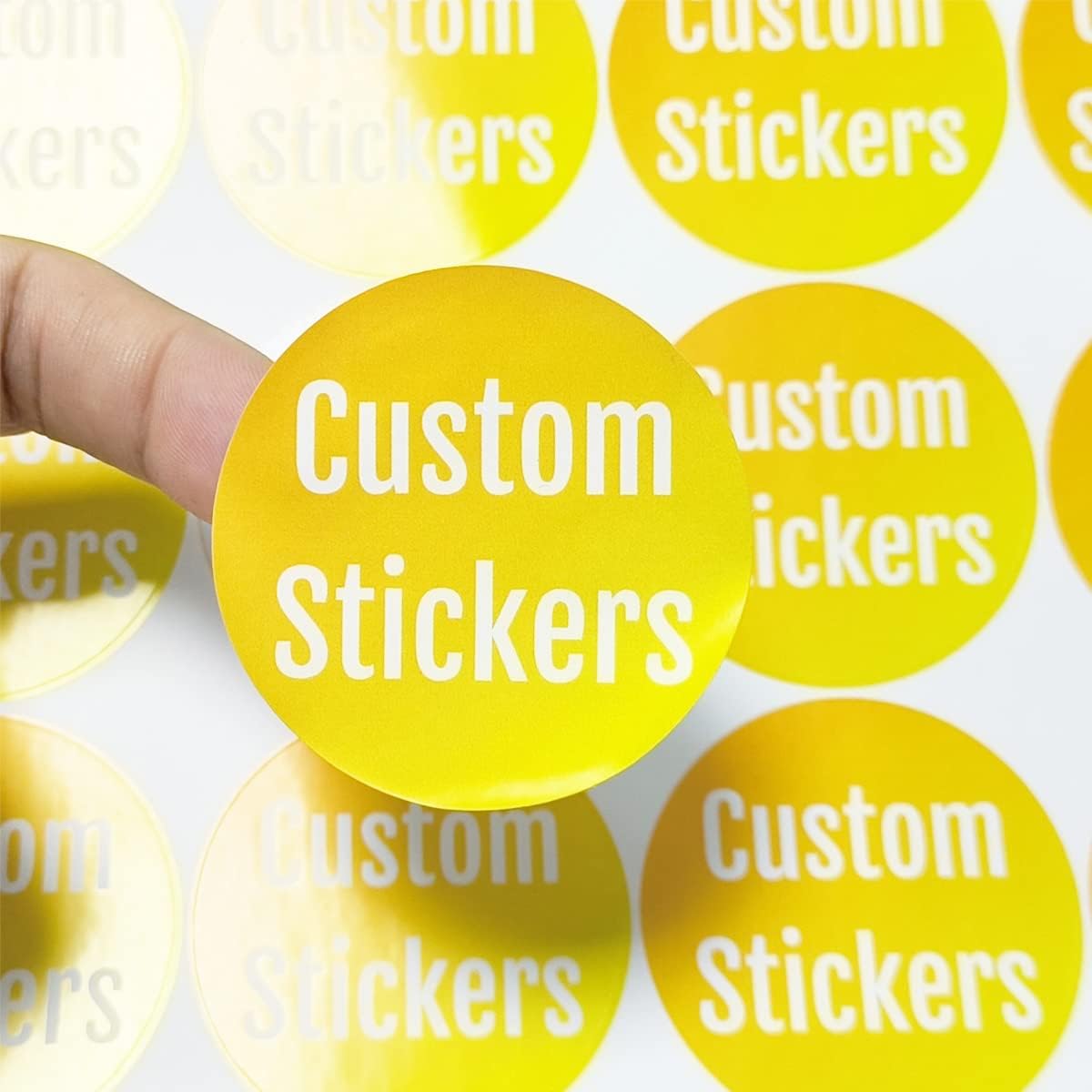 100-500 Custom Stickers Personalized Labels, Customized Stickers with Any Image Logo and Text. Custom Stickers for Business Logo Labels,etc. (Oval,2X1 Inch)