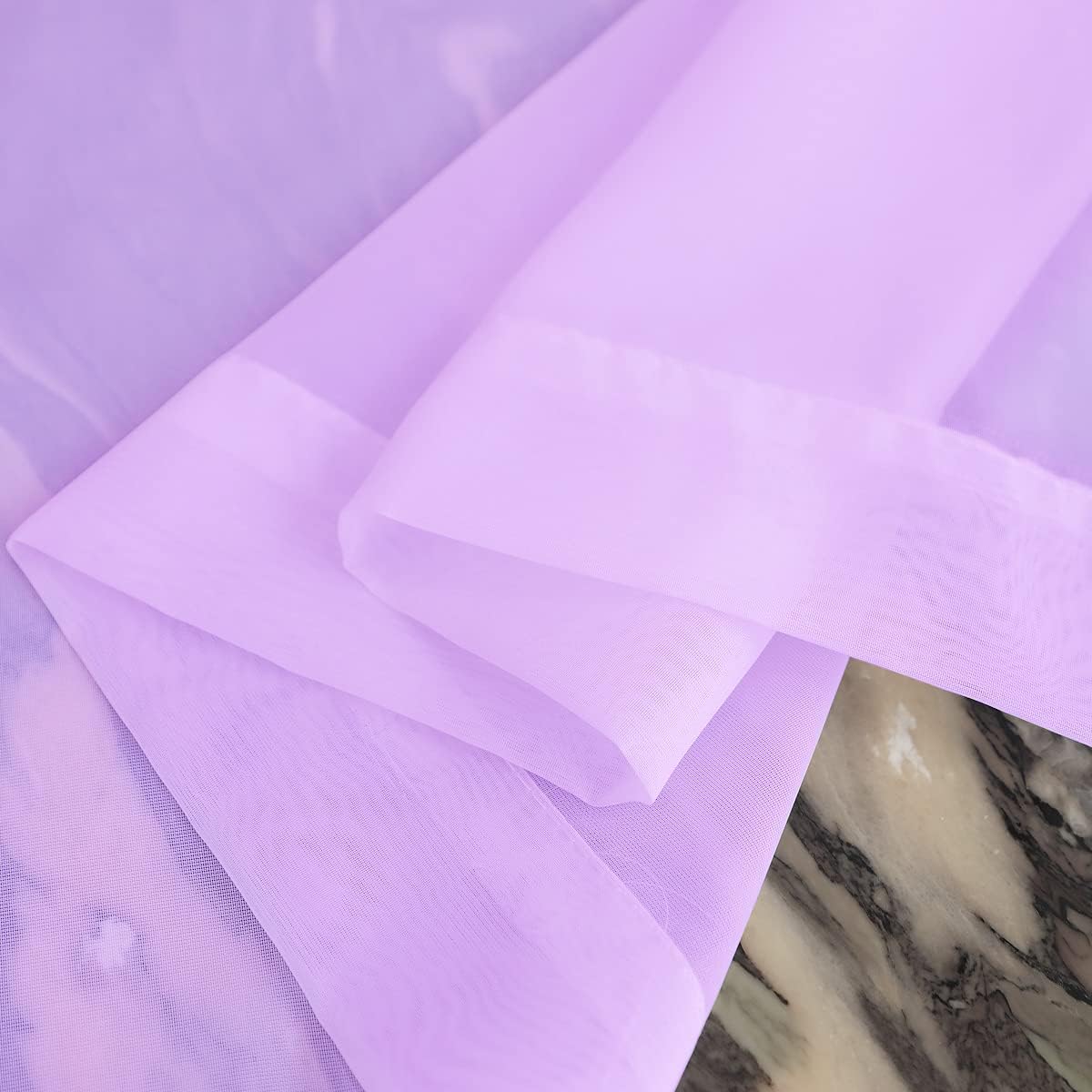Window Purple Sheer Curtains 48 Inches Width 84 Inches Long 2 Panels Sheer Curtain Clear Curtains Basic Rod Pocket Panel for Home Living Room Bedroom Kids Room Yard Patio Parlor Sliding