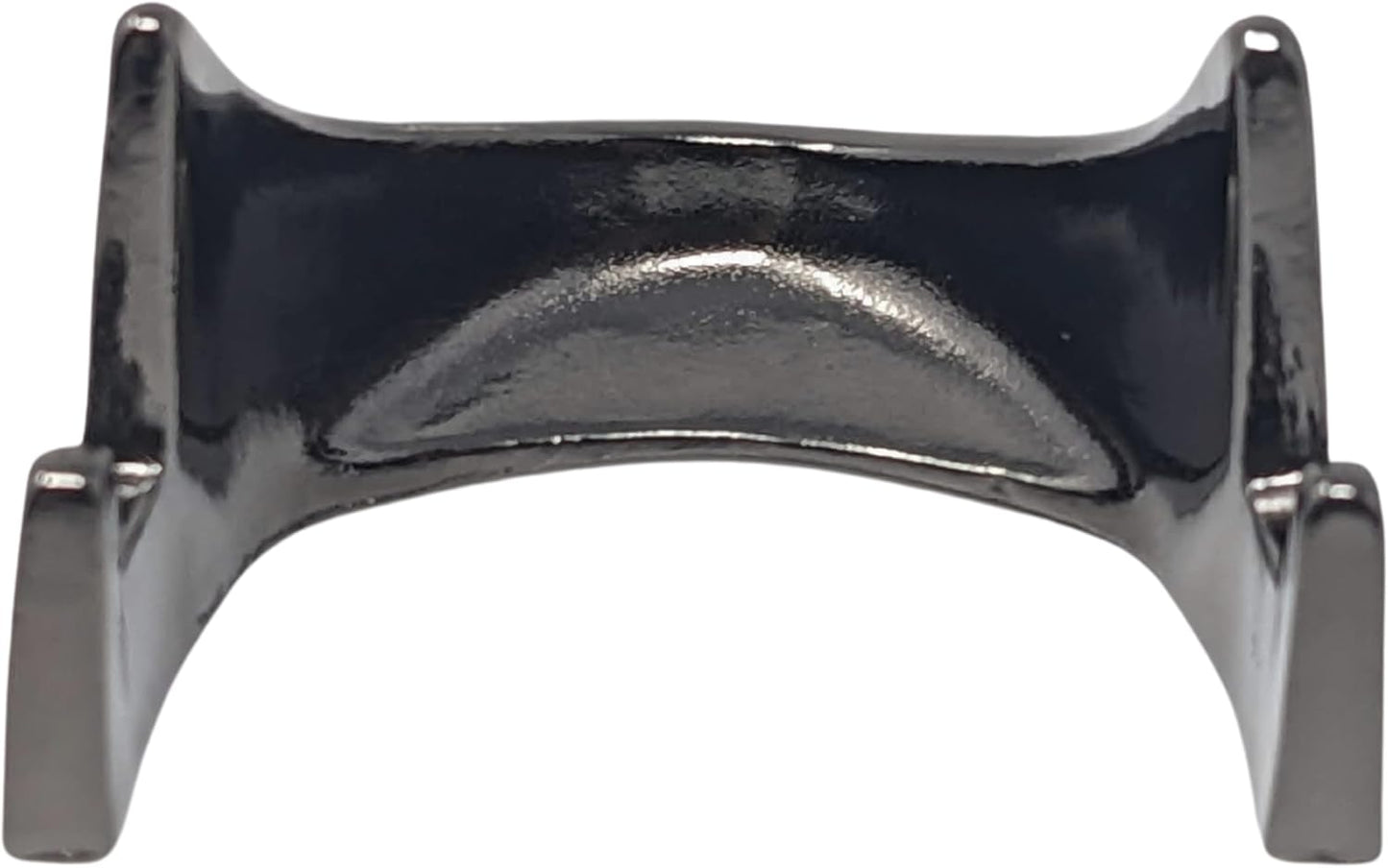 Military Challenge Coin Display Stand - Solid Metal with Anodized Finish - US Vet. Business (Black) (Black Two-Pack)