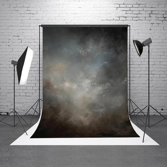 10x10ft Fabric Abstract Backdrop for Photography Vintage Portrait Old Master Background for Studio Prop