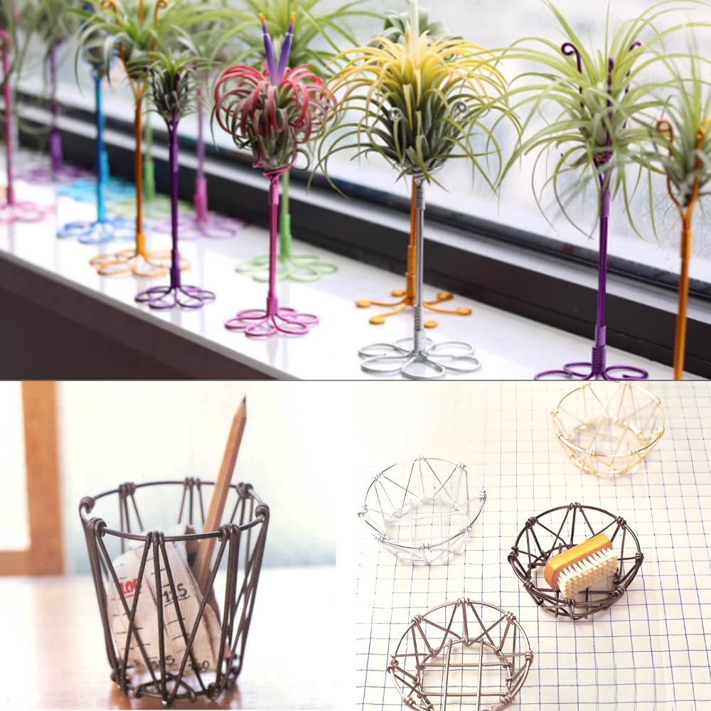 12 Gauge Light Purple Aluminum Craft Wire (105FT) - Anodized for Jewelry Making, Beading Floral, Plant Gardening, Sculpting & Modeling Craft Wire (Light Purple #22, 2mm)