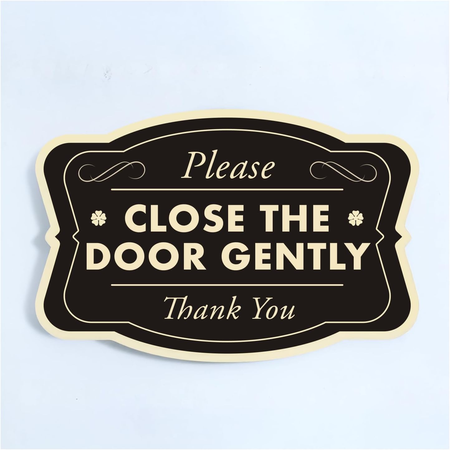 Custom Decorative Outdoor Metal Sign - Personalized Aluminum Driveway Sign, Waterproof, Made In USA - Design 3 Black Charcoal 24x18 In