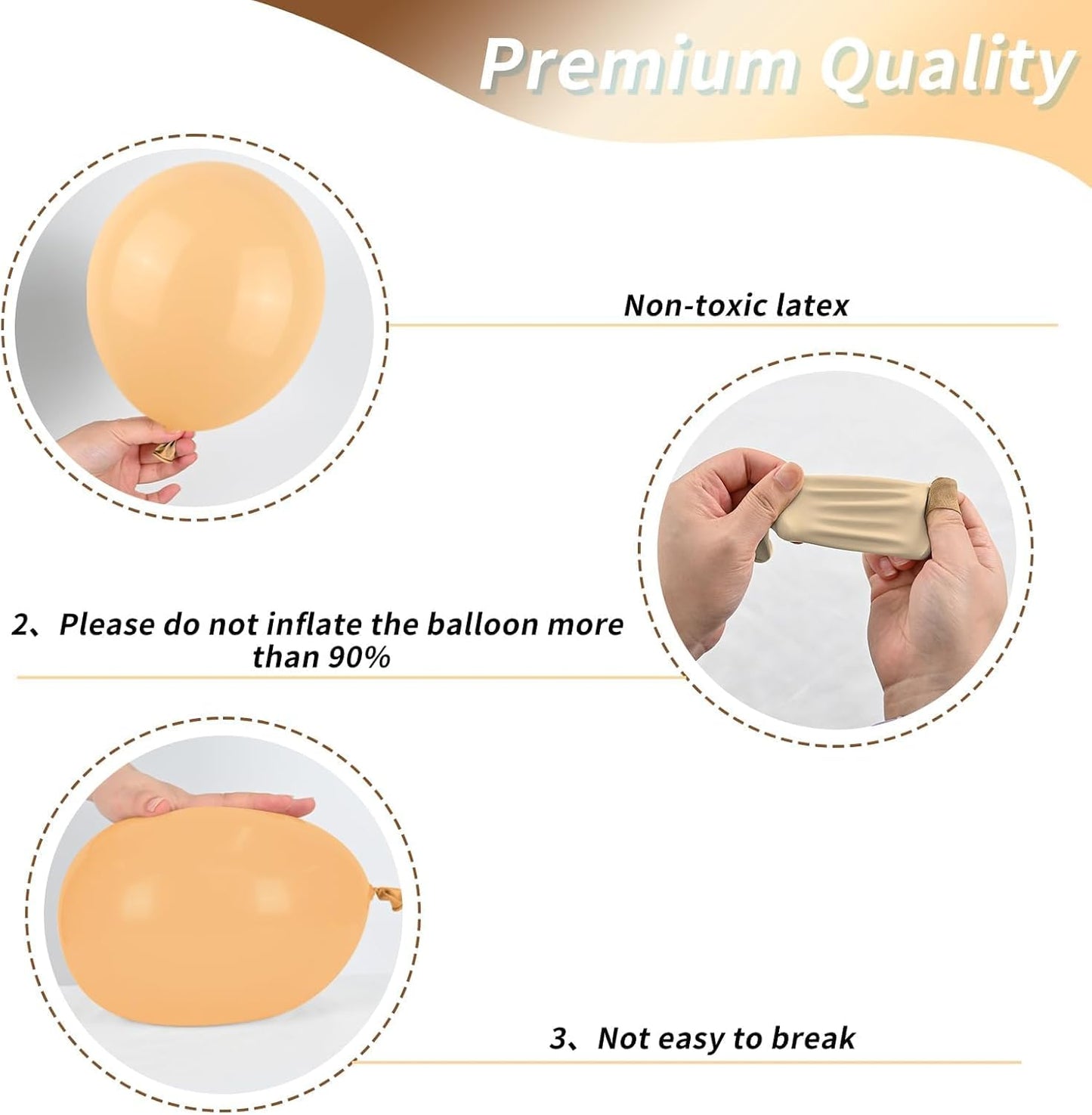 Blue and Brown Balloons, 12inch Bear Balloons Pastel Blue Beige Brown Latex Ballons, Baby Blue Cream Coffee Party Balloon For Teddy Bear Birthday Baby Shower Decorations