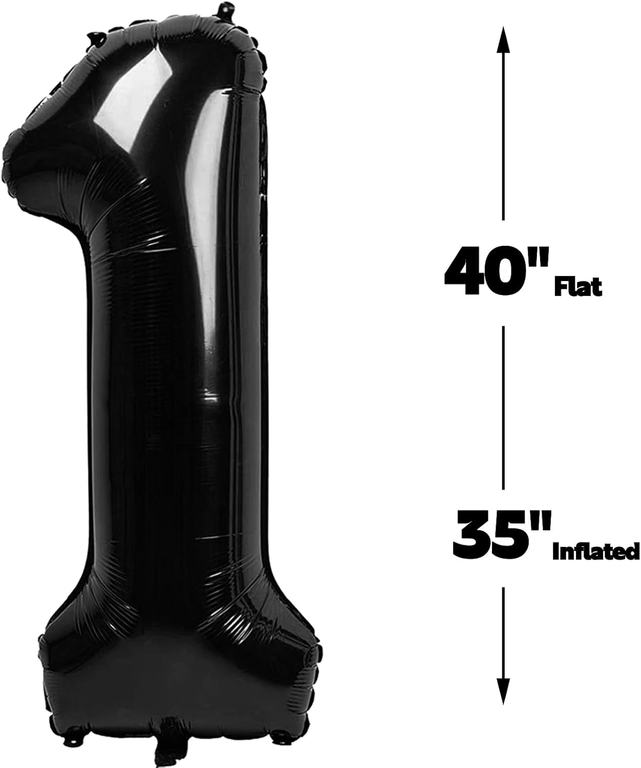 Black Number 11 Balloon, 40 Inch, Birthday Party Decorations, Anniversary & Graduation Supplies
