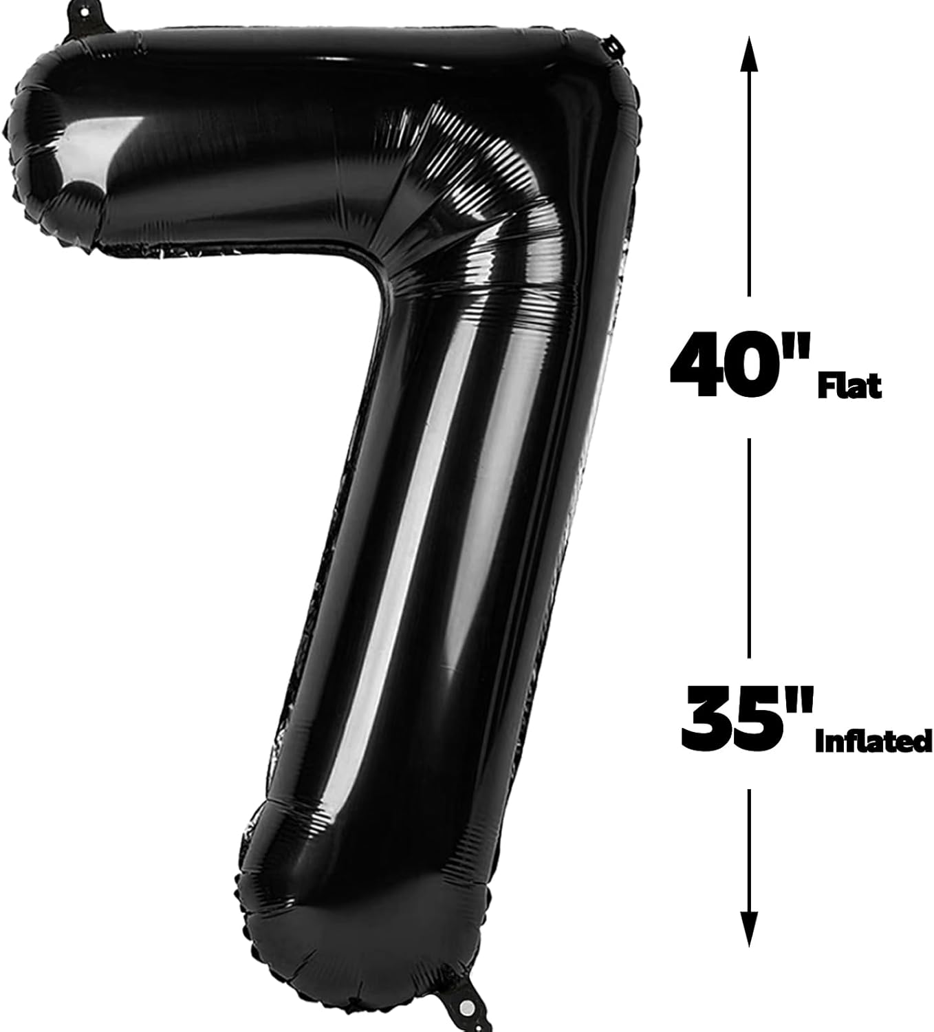 Black Number 27 Balloon, 40 Inch, Birthday Party Decorations, Anniversary & Graduation Supplies