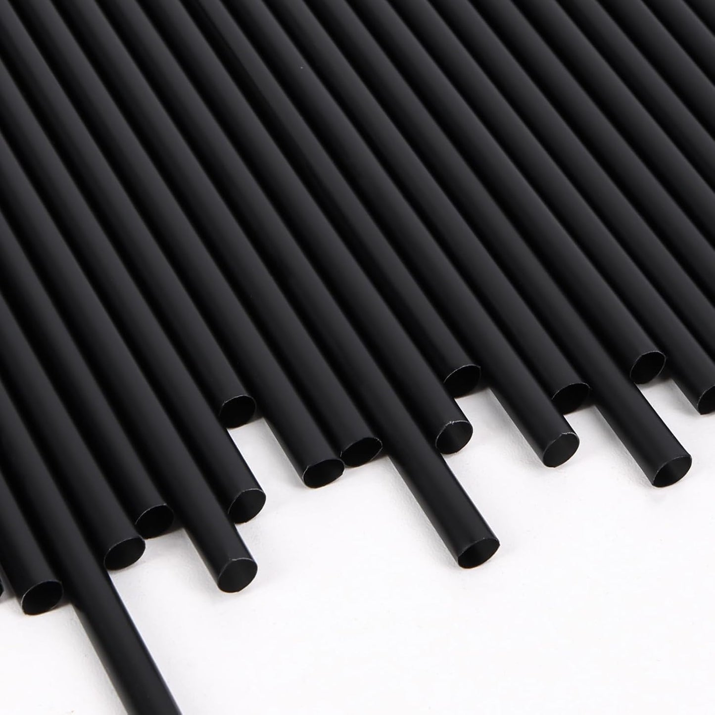 Tomnk 500pcs Straws Disposable, 10.3 Inches Plastic Straws, Plastic Drinking Straws for Tumblers and Ice Coffee