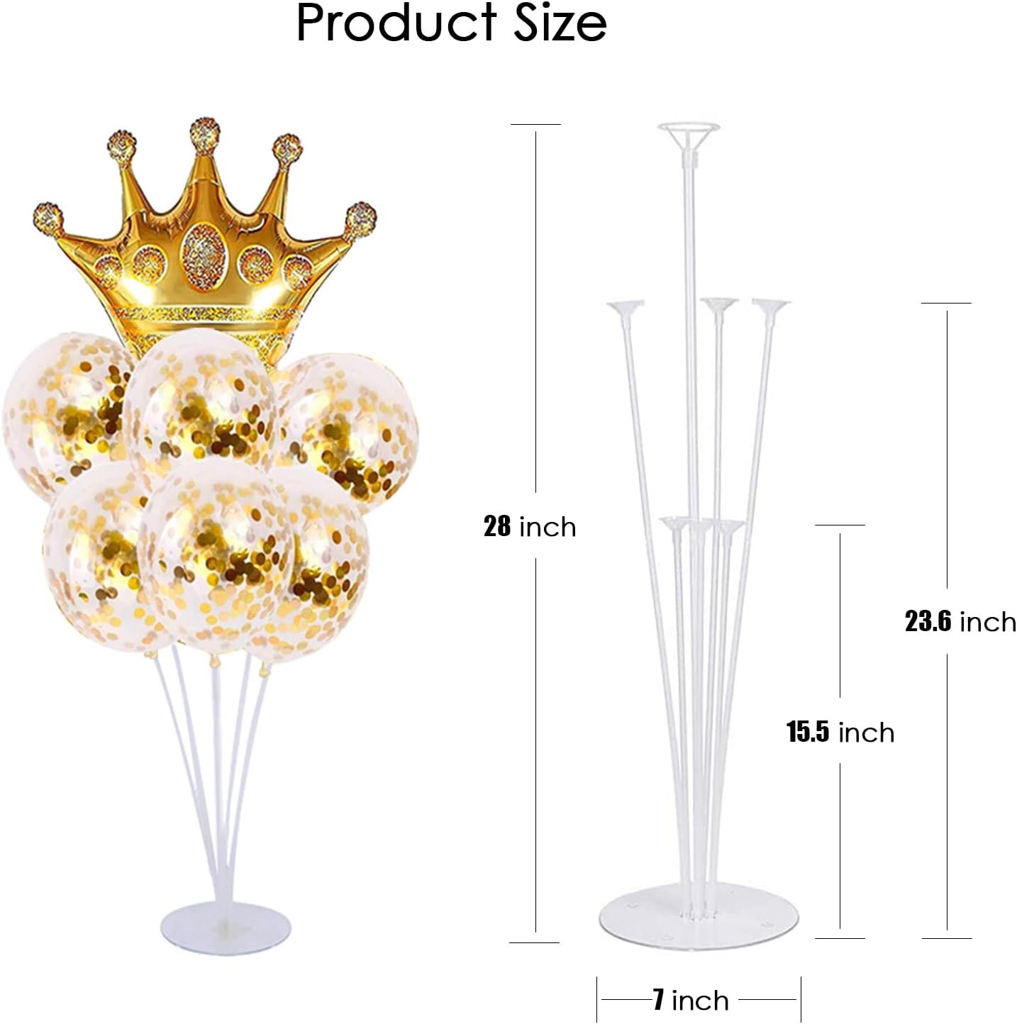 10 Sets of Balloon Stands for Table Balloon Stand Allowing Balloons To Float Without Helium Tank Balloon Holder Decorations for Birthday Party Wedding Festival Christmas