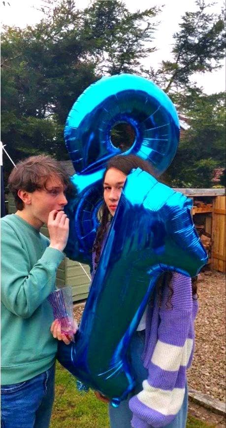 Navy Blue Giant Number 8 Balloon 40 Inch, 8th Eight Blue Birthday Decorations, Men Women 8 18 28 38 80 88 Birthday Number Balloons, 8 Balloon Number Anniversary Graduations Party Supplies