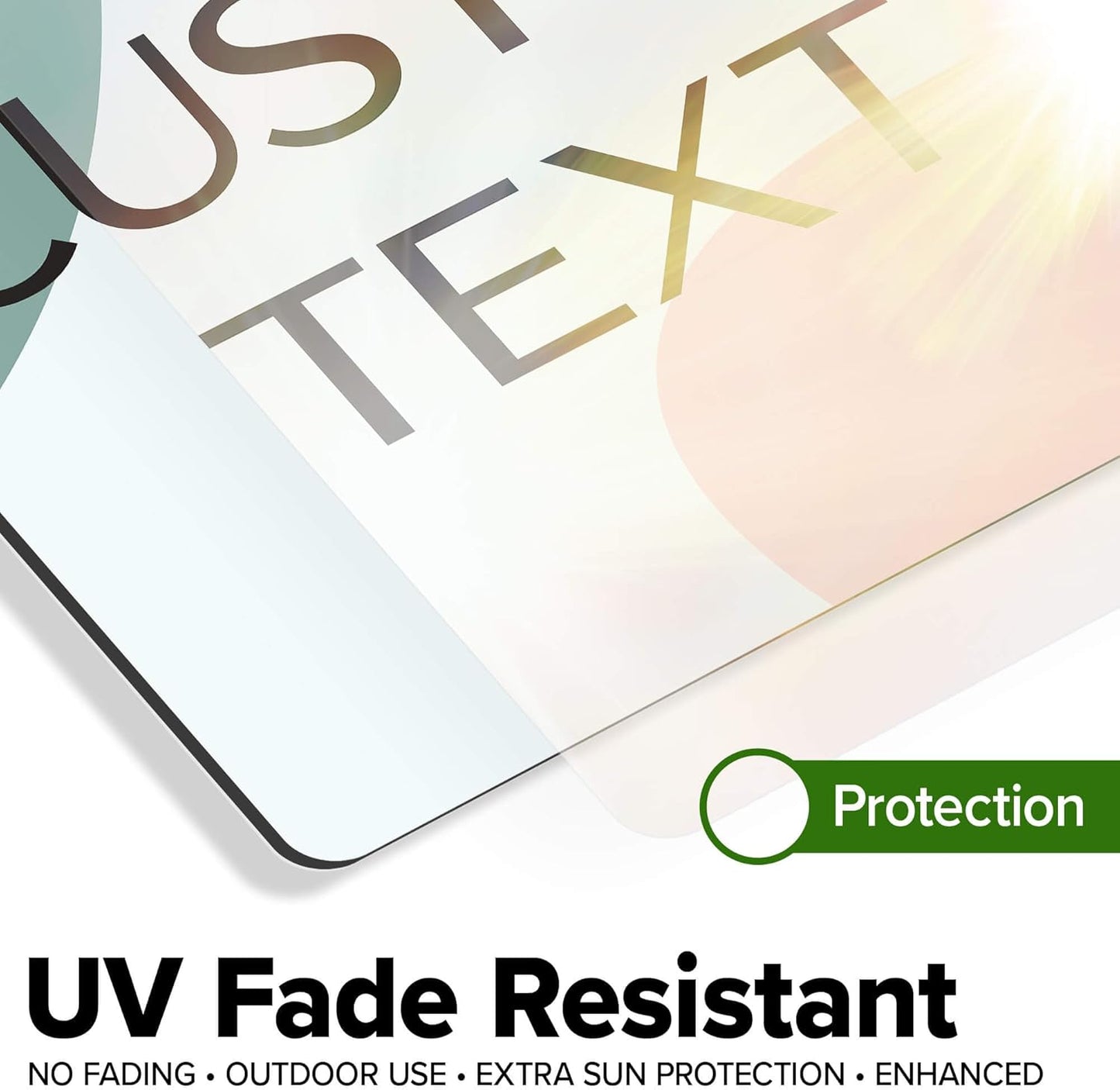 Custom Sign, Custom Street Sign, 11 Font Colors, 13 Font Styles, 4 Hole Options, 22 Sizes, 12x12 Inches, Rust Free DiBound, Fade Resistant, Made in USA by My Sign Center (Minimalist)