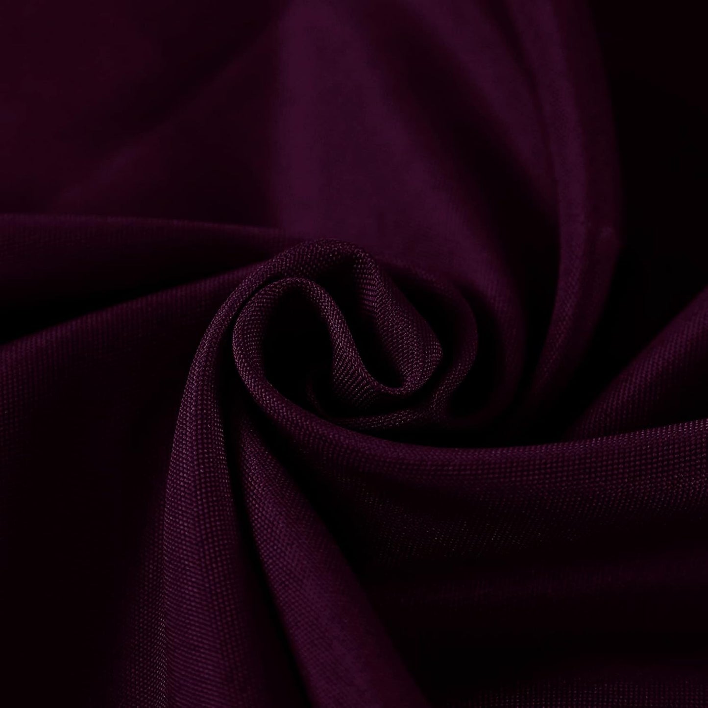 Fokitut 2 Pack Waterproof Round Tablecloth, 120 Inch, Stain Resistant and Wrinkle Polyester Table Cloth, Fabric Table Cover for Kitchen Dining, Wedding, Party, Holiday Dinner-Eggplant