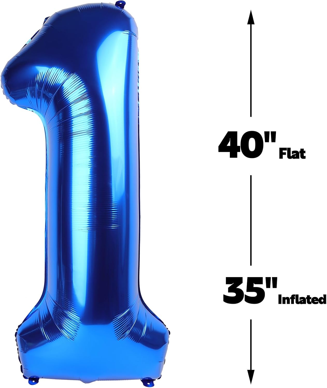 Navy Blue Jumbo Number 16 Balloon 40 Inch, Boy Girl 16 Birthday Supplies, Foil Helium 16 Birthday Giant Balloon, Mylar Blue Number Balloons Anniversary Decorations