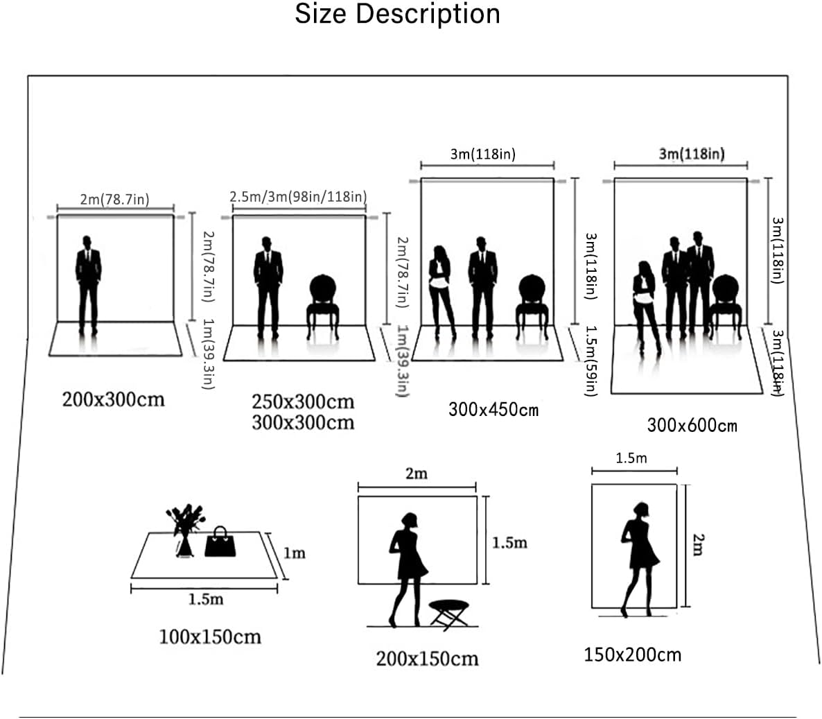 6.5x10ftAqua Backdrops Portrait Backdrops for Photography Mottled Photo Background