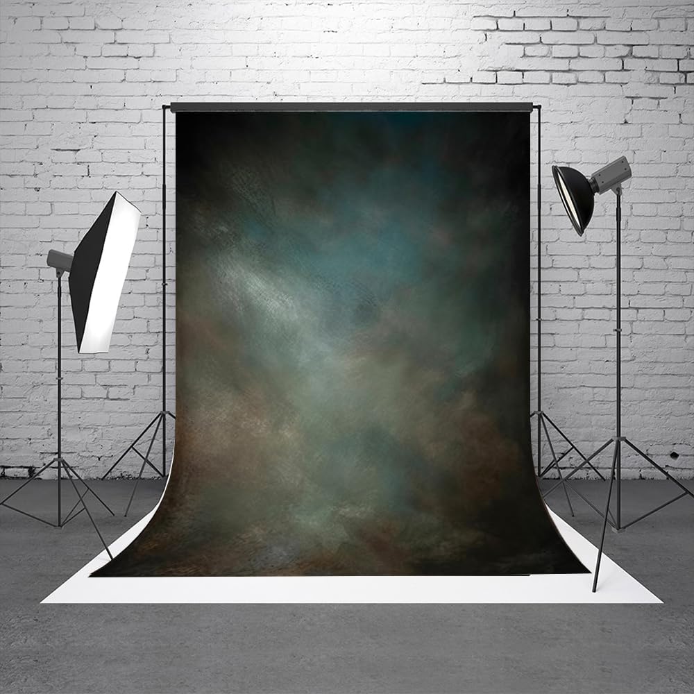 3x5ftAqua Backdrops Portrait Backdrops for Photography Mottled Photo Background