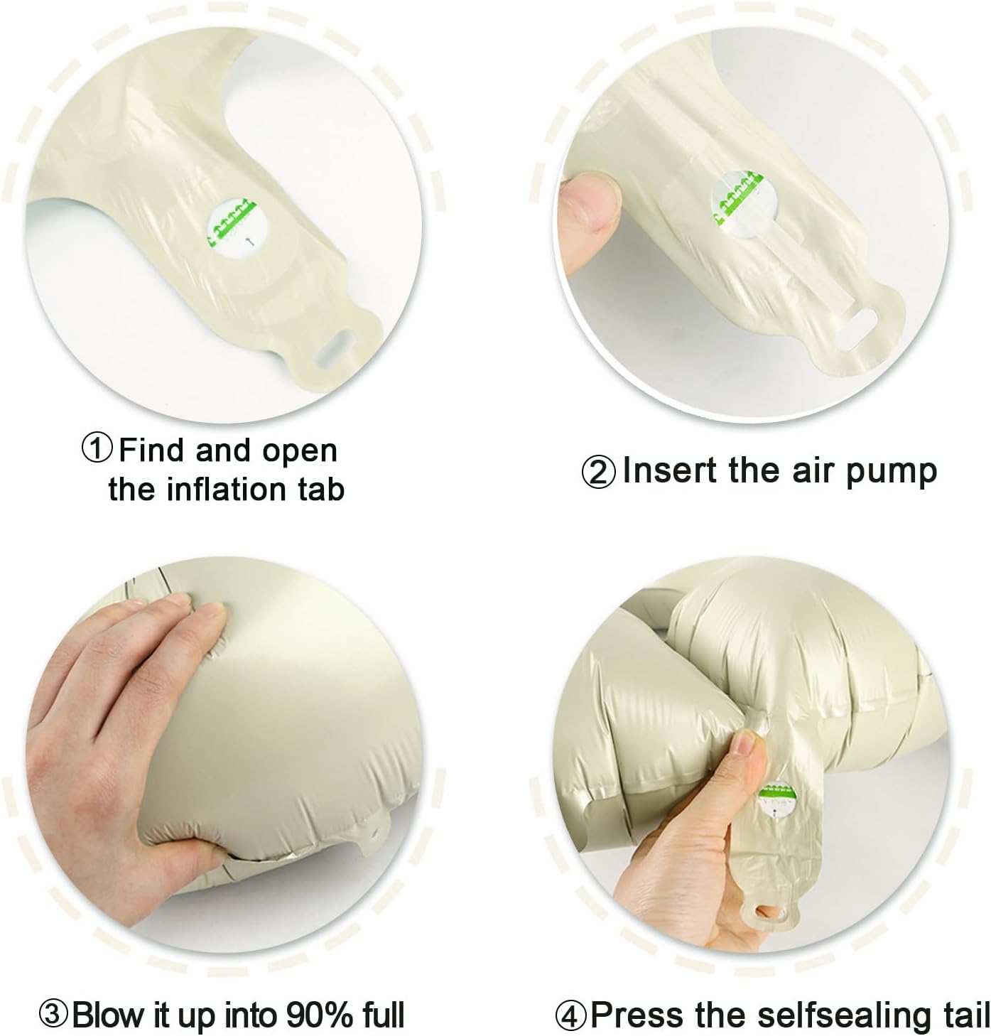 Cream White Foil Number 8 Number Balloon 40 Inch, Helium Mylar Eight Number 8 18 28 38 48 58 80 88 Birthday Balloons, 8th Cream White Women Men Wedding Anniversary, Graduations Party Supplies