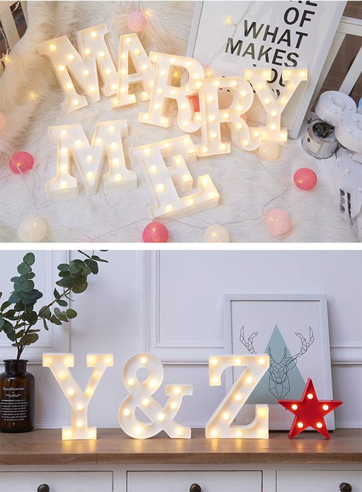 MUMUXI Marquee Light Up Letters | Large Light Up Numbers | Battery Powered and Bright with Every Letter of The Alphabet | for Wedding, Birthday, Party, Celebration, Christmas or Home Decoration (X)