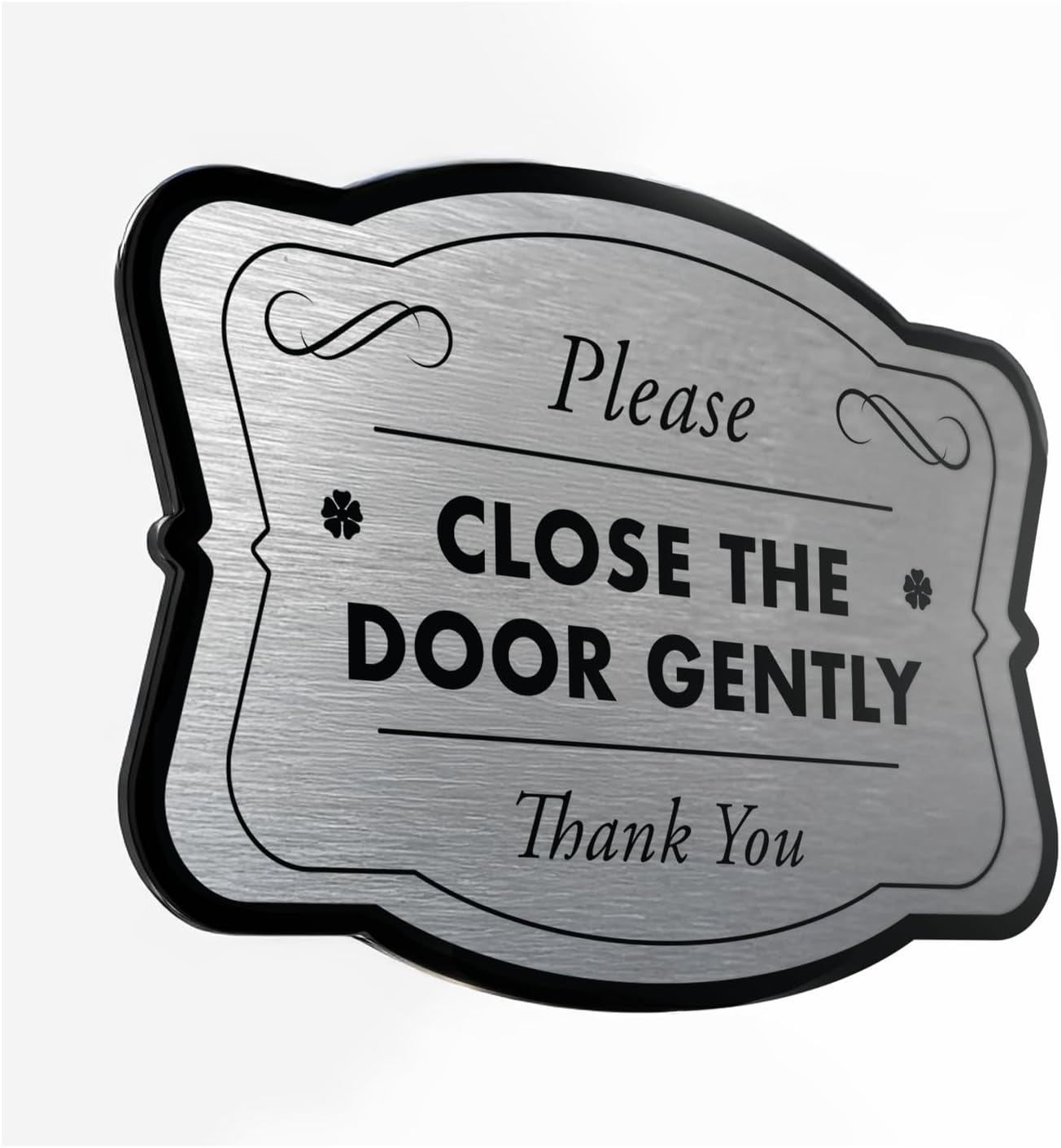 SPEEDYORDERS Custom Metal Signs, Personalized Aluminum Signs, 36x24 In, Brushed Silver, Words & Quotes, Home Decor, Business Signage