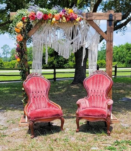 S.N.HANDICRAFTS Macrame Large Curtain Bohemian Boho Decoration Backdrop Wedding Wall Hanging (85X85) Natural