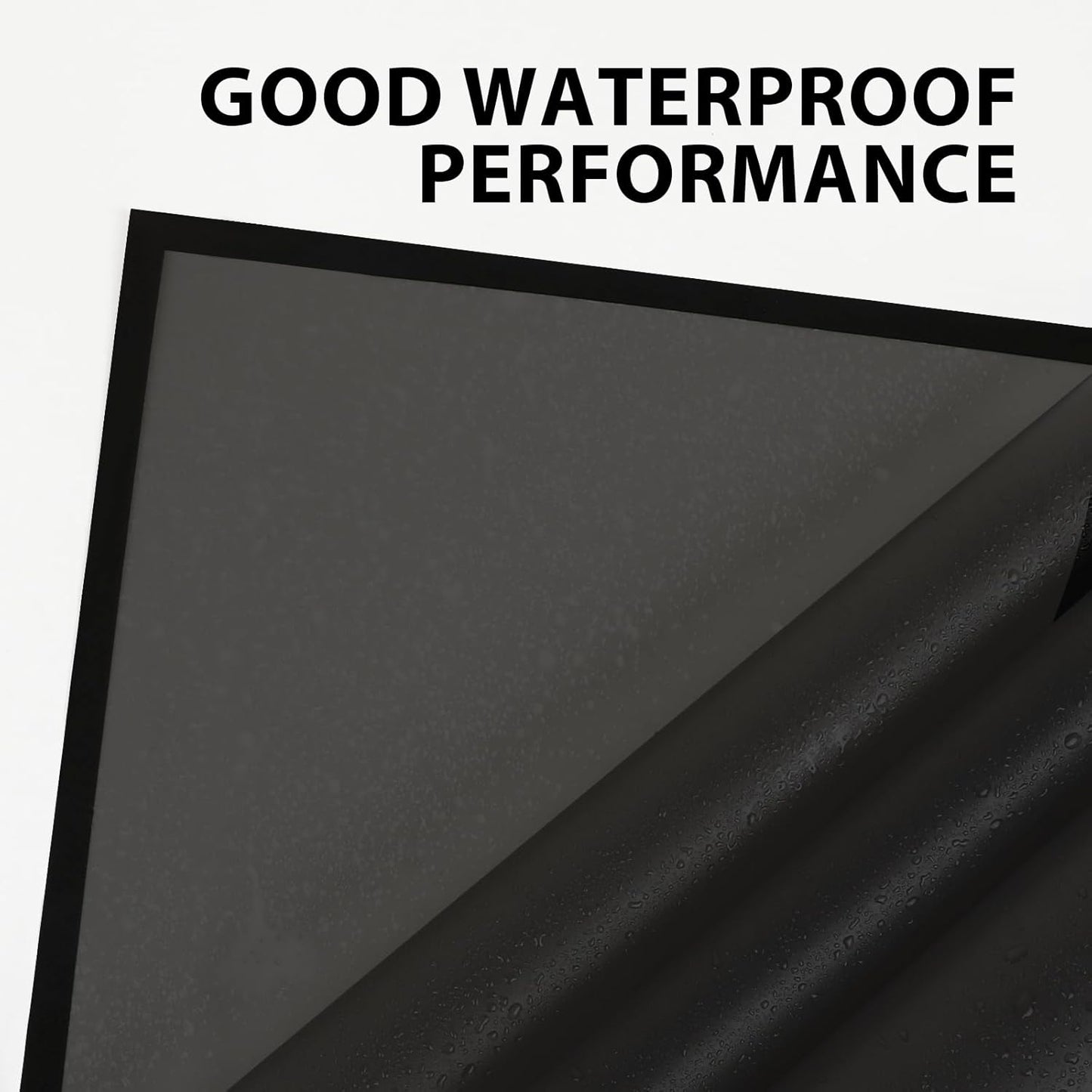 NESCCI 20 Sheet Flower Wrapping Paper - Waterproof Floral Bouquet Wrapping Paper, Florist Supplies Packaging Paper for Wedding Birthday Gift DIY (Translucent Black)