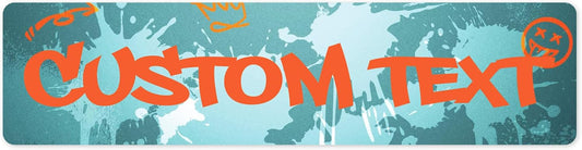 Custom Sign, Custom Street Sign, 11 Font Colors, 13 Font Styles, 4 Hole Options, 22 Sizes, 6x24 Inches, Rust Free DiBound, Fade Resistant, Made in USA by My Sign Center (Graffiti)