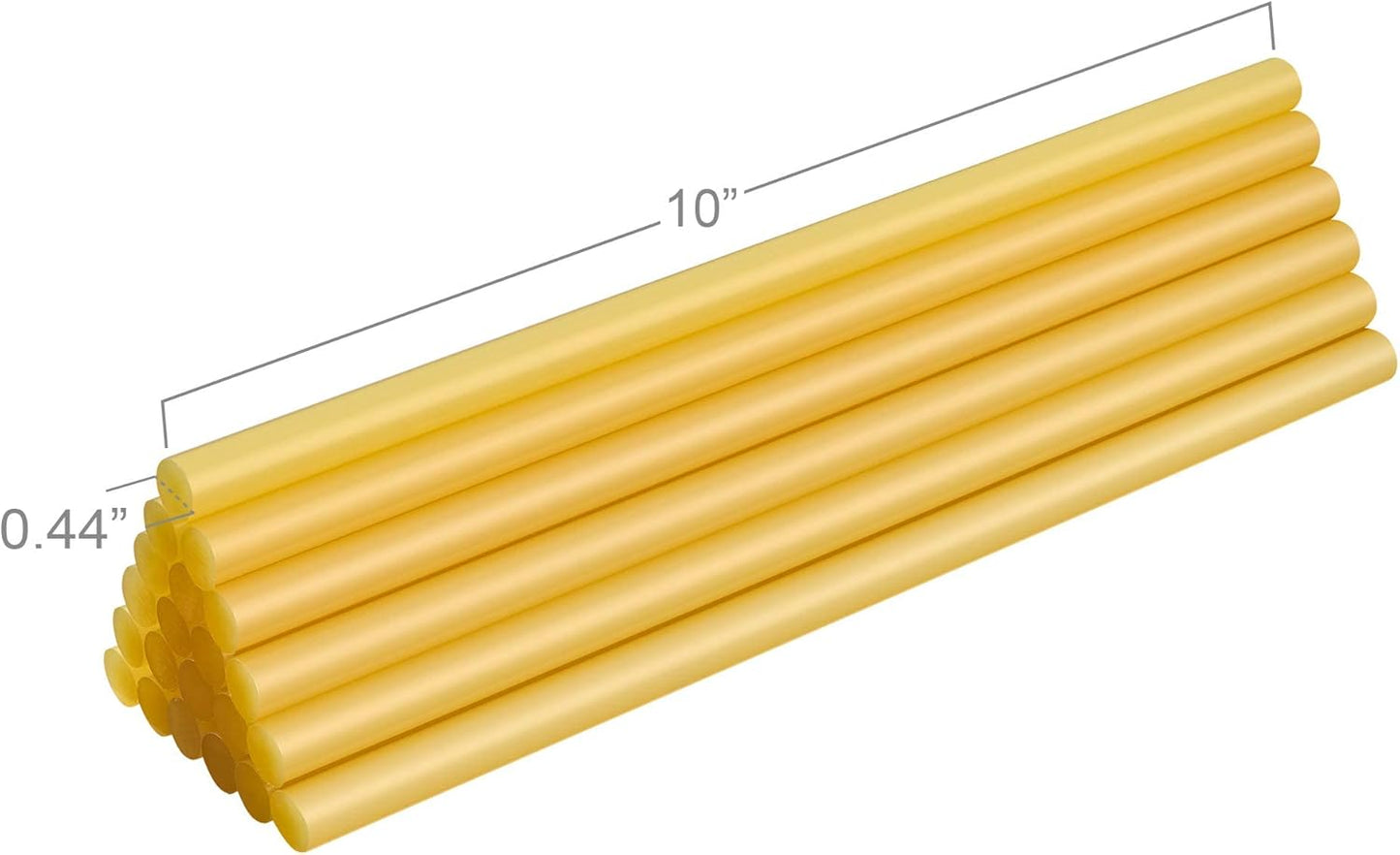 FIXSY Hot Glue Gun Sticks Carton Packaging, Full Size 10" Long x .44" Diameter 7/16 11mm, 5LB Box Glue Stick, Approx. 90 Sticks- Compatible with Most Glue Gun- Best for Carton Manual Packing