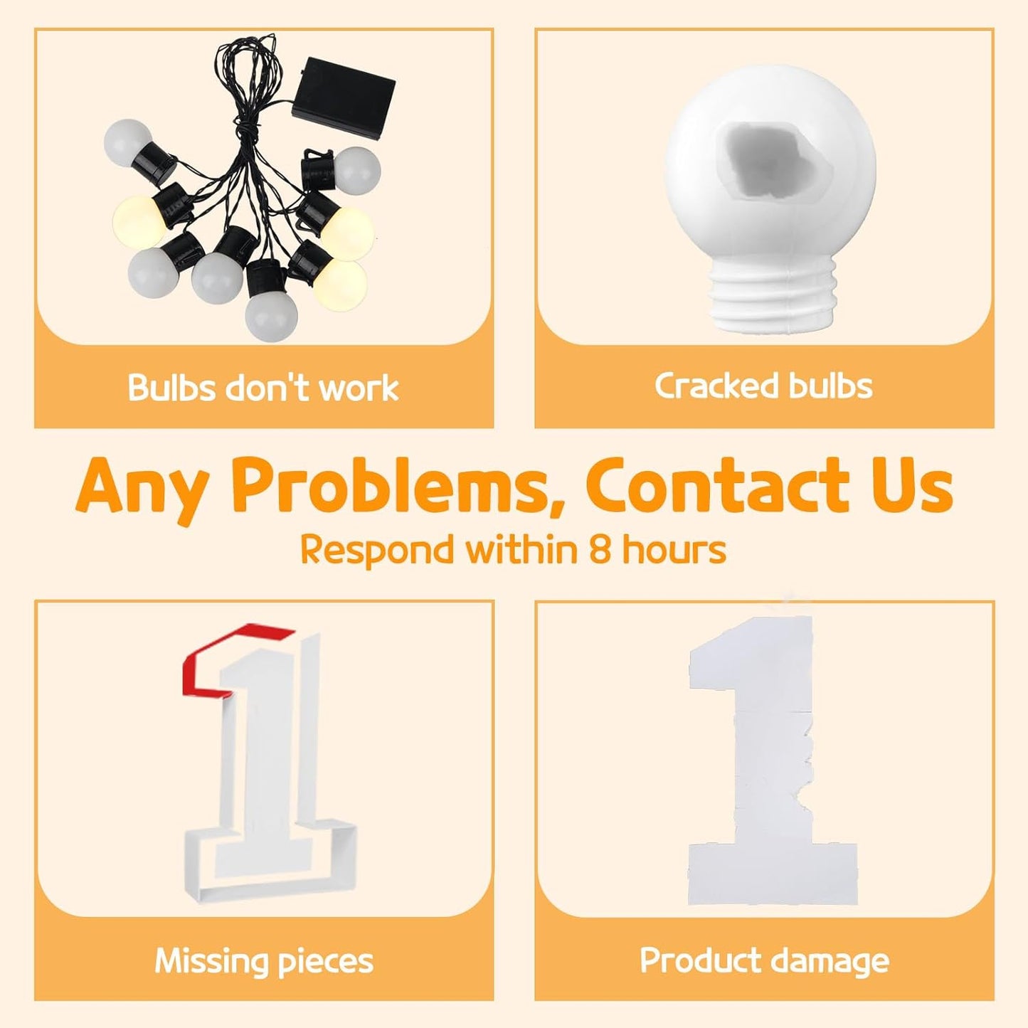 Marquee Numbers 4 Feet Tall Large Light Up Numbers 40th 50th 60th Birthday Decorations Women Men Big Yellow Light Outdoor Anniversary Decorations Balloon Arch Kit Party Backdrop 0