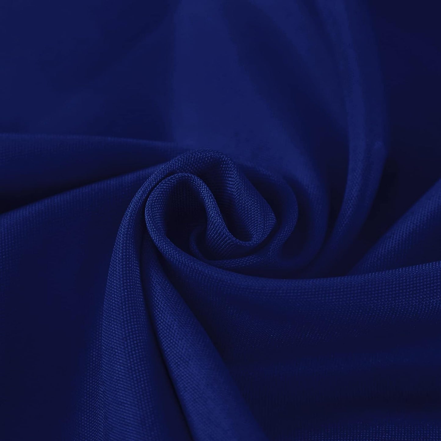 Fokitut 2 Pack Waterproof Round Tablecloth, 132 Inch, Stain Resistant and Wrinkle Polyester Table Cloth, Fabric Table Cover for Kitchen Dining, Wedding, Party, Holiday Dinner-Royal Blue