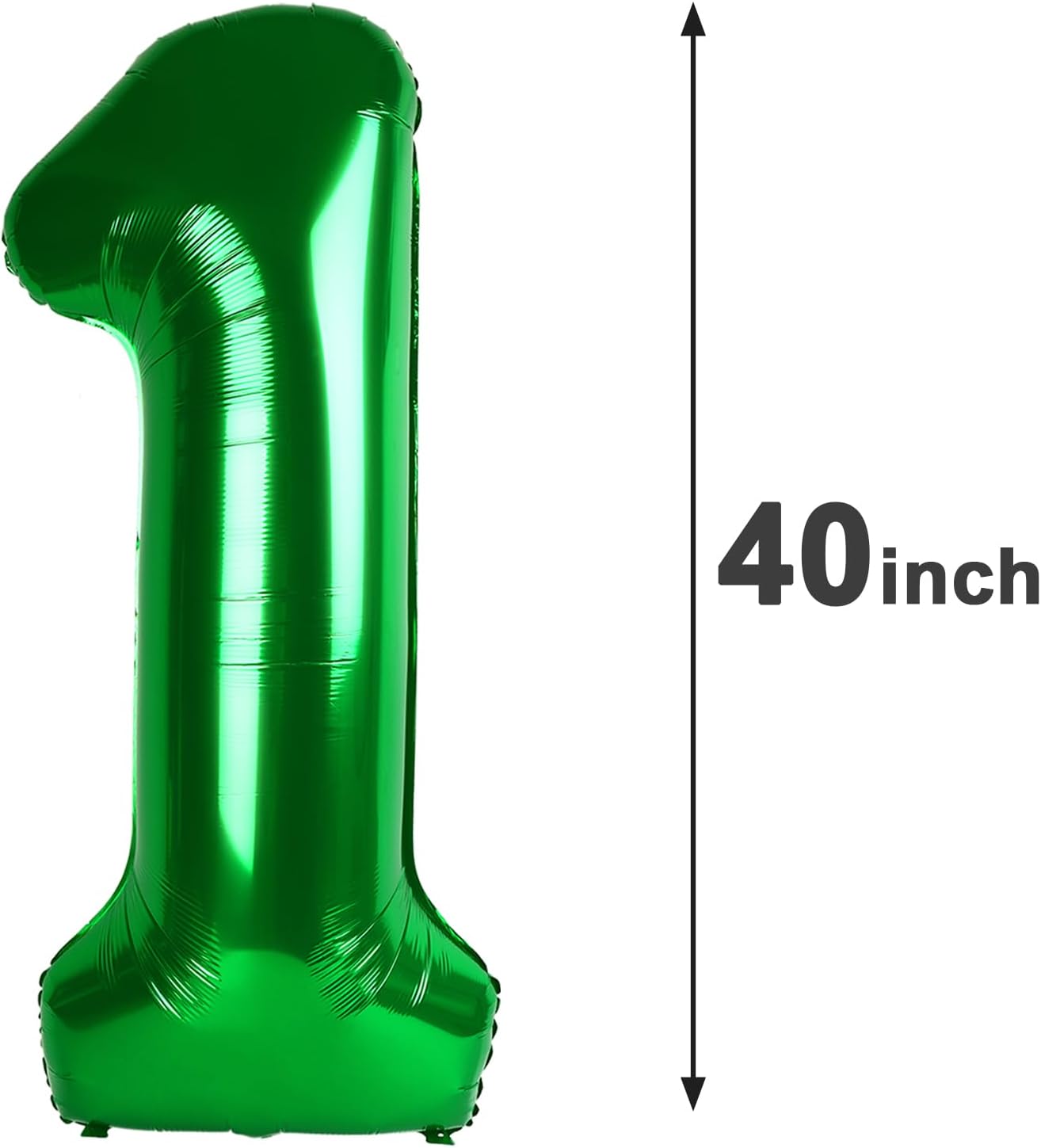 Green Foil Number 18 Balloon 40 Inch, Helium Mylar Eight Number 18 Birthday Balloons, 18th Green Women Men Wedding Anniversary, Graduations Party Supplies