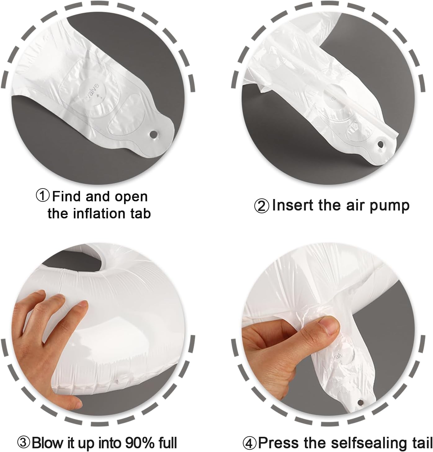 40 Inch White Mylar Foil Number 6 Birthday Balloon, Digital Balloons for 6 16 Boy Girl Party Decorations Supplies, White Big Helium Balloon Numbers for 26 36 46 60 Men Women Anniversary