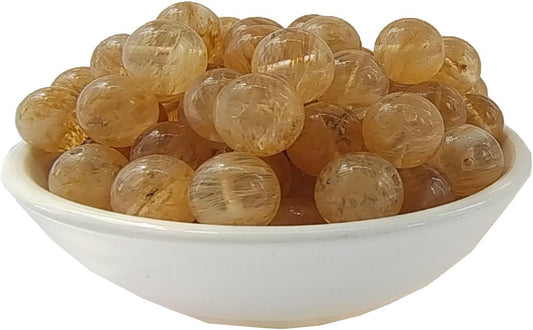Stone Beads 8mm 100pcs Tea Watermelon Quartz Beads Round Loose Gemstones Beads for Bracelet Necklace Jewelry Making (8mm, 60823 Tea Watermelon Quartz)