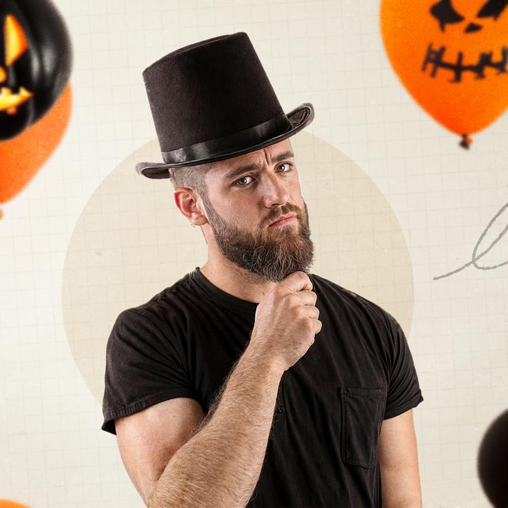 Funny Party Hats Top Hats for Adults Dress Up Hats Costume Party Hats for Men Women Unisex