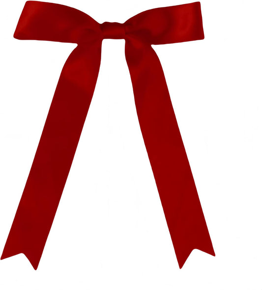 30 Pcs Burgundy Satin Bows 6 X 10 Inch Premade Bows with Twist Tie for Wedding Florist Decor, Cake Pops,Christmas Tree & Gift Wrapping(Burgundy)