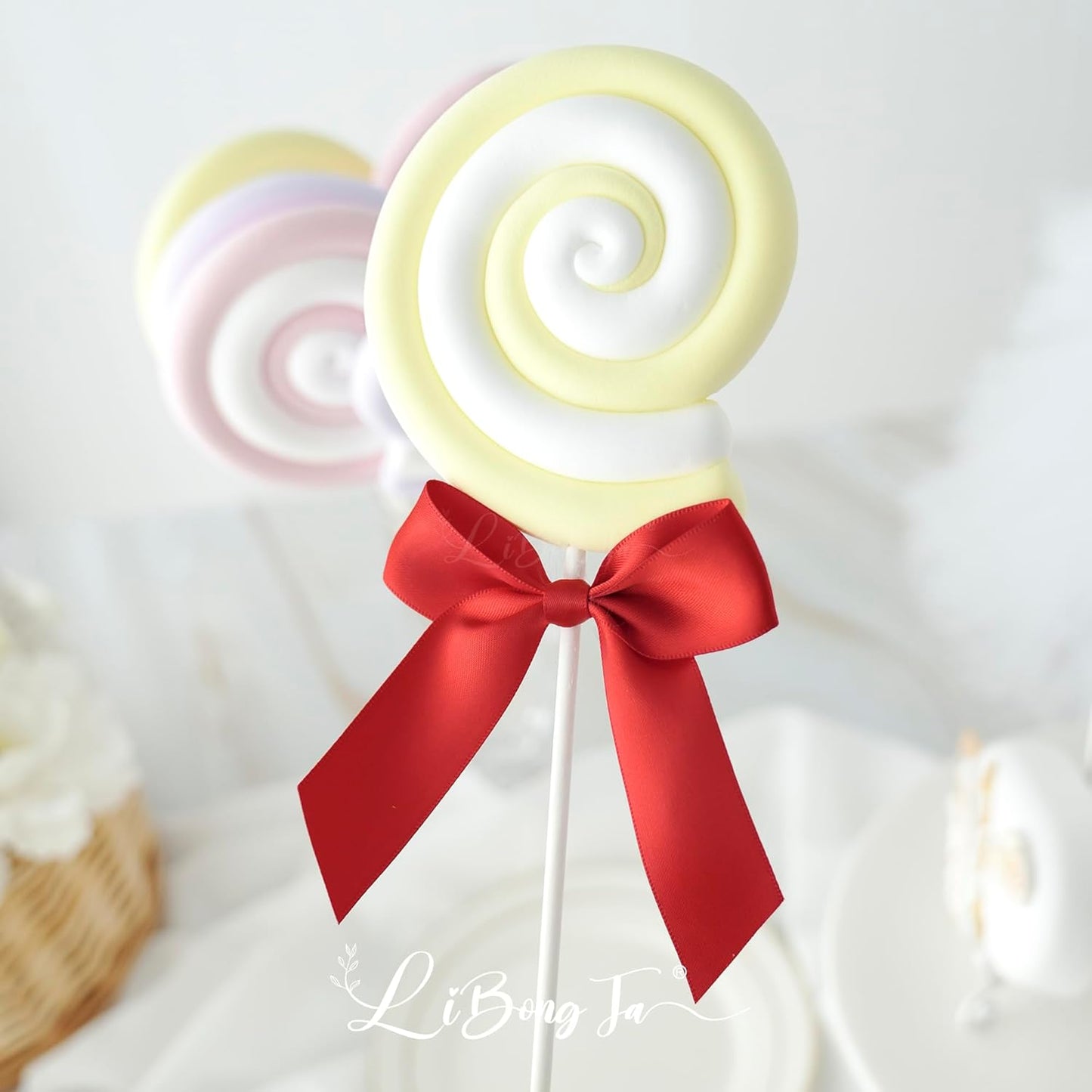 3.5" Red Bow Satin Pre-Tied Bows for Gift Wrapping, Small Bows for Crafts, Premade Bows, Candy Apple Bows, Twist Tie Bows for Cake Decorating, Party Favor, Wedding Decoration-36 Counts