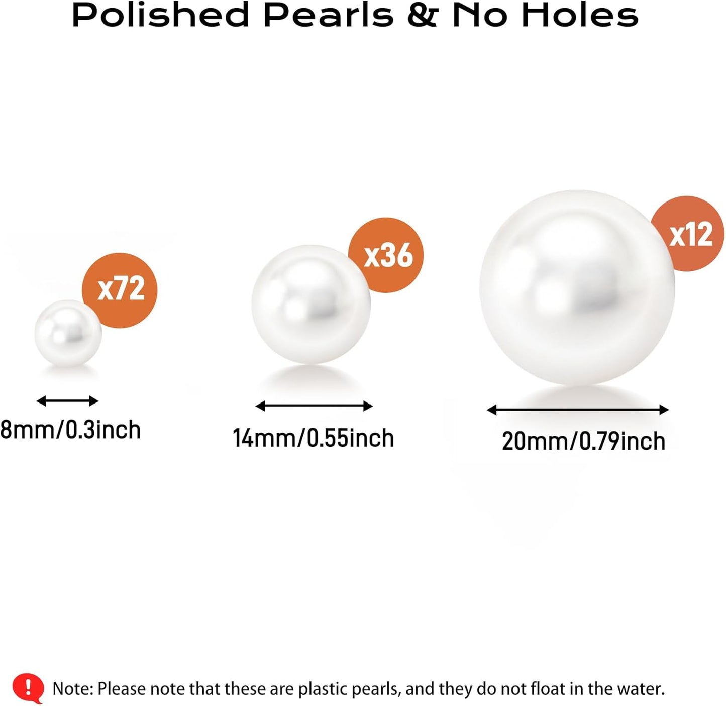 120 PCS 8/14/20mm No Hole Polish Pearl Beads for Centerpiece, Dark Purple Beads Decorative Vase Fillers, Plastics Pearls for Vases, Table Scatters, Wedding Party Decor