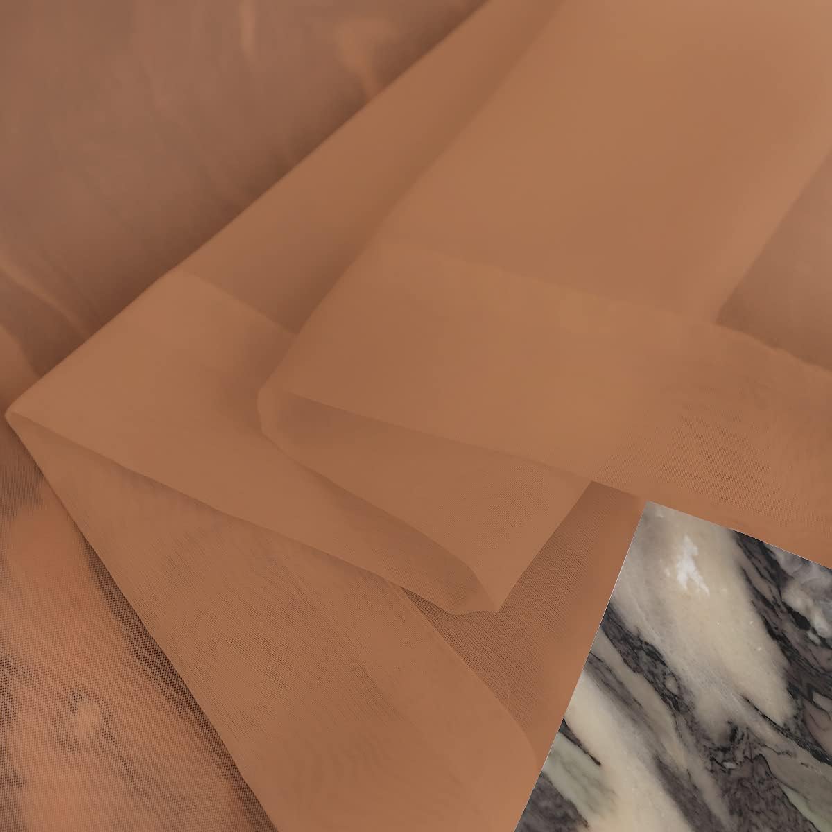 Window Brown Sheer Curtains 48 Inches Width 63 Inches Long 2 Panels Sheer Curtain Clear Curtains Basic Rod Pocket Panel for Home Living Room Bedroom Kids Room Yard Patio Parlor Sliding