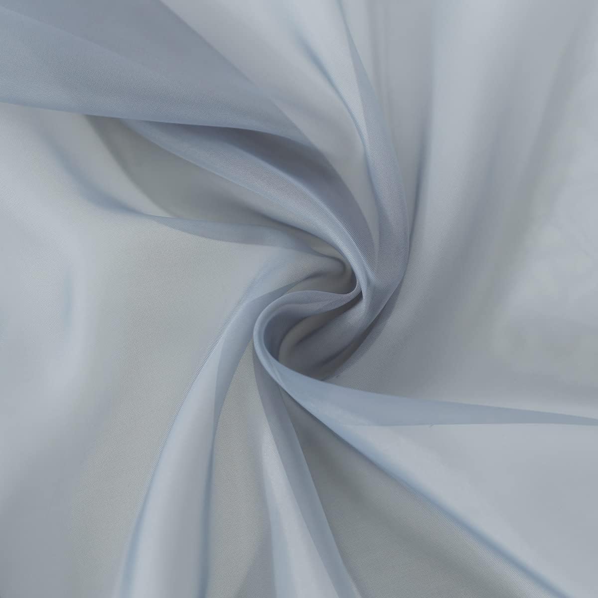 Window Light Gray Sheer Curtains 95 Inches Long 2 Panels Sheer Curtain Basic Rod Pocket Panel for Bedroom Children Living Room Yard Kitchen (Light Gray, 52" W x 95" L | 2 pcs)