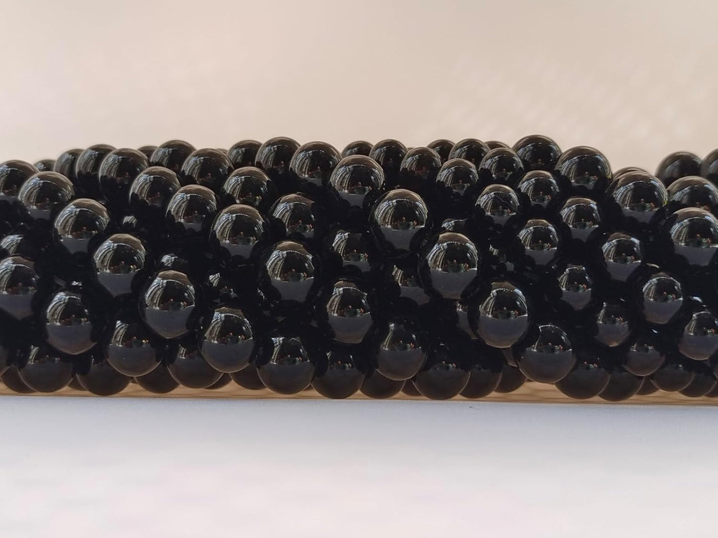 Stone Beads 8mm 100pcs Black Agate Beads Round Loose Gemstones Beads for Bracelet Necklace Jewelry Making (8mm, 60821 Black Agate)