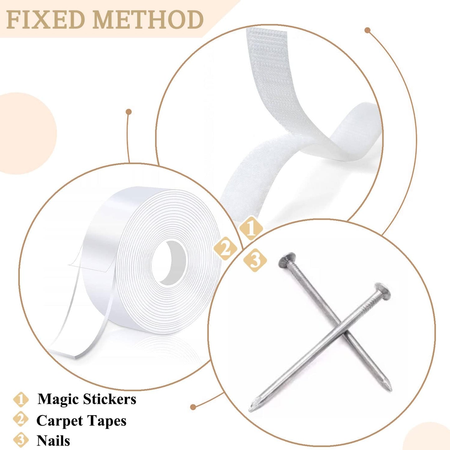 MODFUNS White Wedding Aisle Runner Outdoor Velvet Aisle Runner for Wedding Ceremony 4FTx20FT Carpet Runner with Carpet Tapes Bride Floor Carpet Runner Decorated Aisle Runway for Prom Party Beach