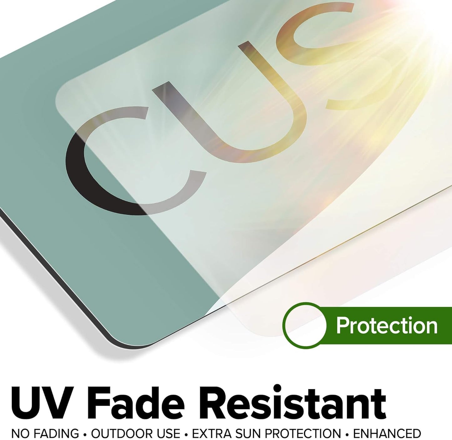 Custom Sign, Custom Street Sign, 11 Font Colors, 13 Font Styles, 4 Hole Options, 22 Sizes, 6x24 Inches, Rust Free DiBound, Fade Resistant, Made in USA by My Sign Center (Minimalist)