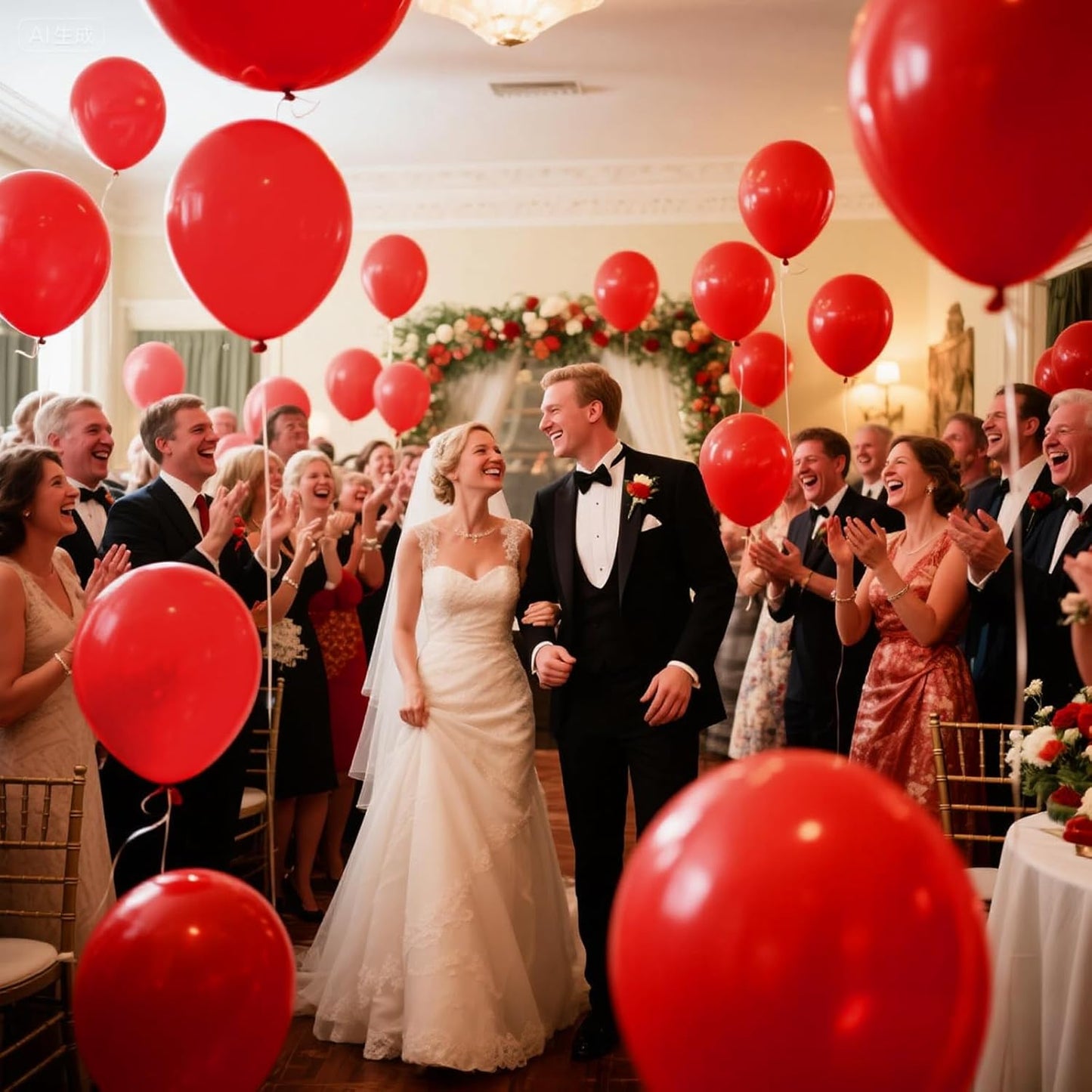 KAWKALSH Red Balloon 12 Inch, 110pcs Latex Party Balloons Helium Bright Color for Birthday Baby Shower Wedding Party Supplies Arch Garland Decoration