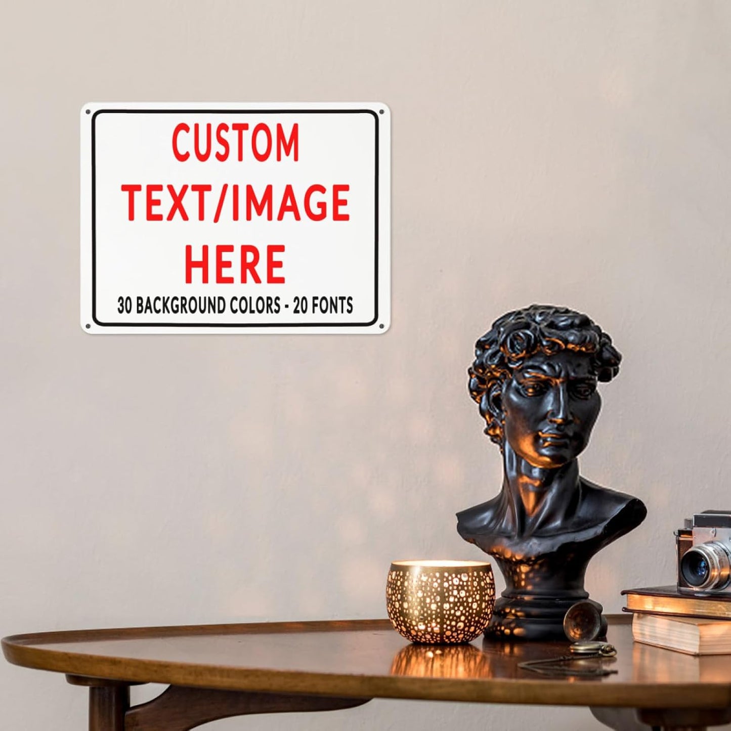 Custom Sign Personalized Custom Metal Sign, Customize For Office, Business, Workplace, Office, Home, Delivery Signs 6x8