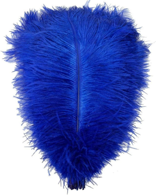KOLIGHT® 40pcs 12''~14''(30~35cm) Natural Ostrich Feathers for DIY Home Wedding Party Office Decoration (Blue)