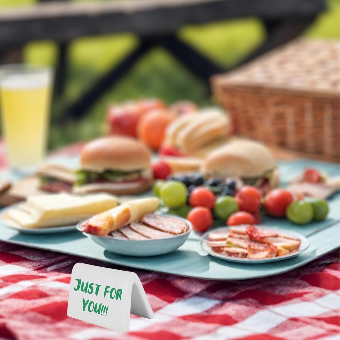 Double Sided Ceramic Dry Erase Table Tent Sign White - 3-1/2"x2" - Reusable Tabletop Setting. Great for Wedding, Birthday, Picnic, Banquet, Buffet, Bakery, Party, Events, Message Board, Food Tents