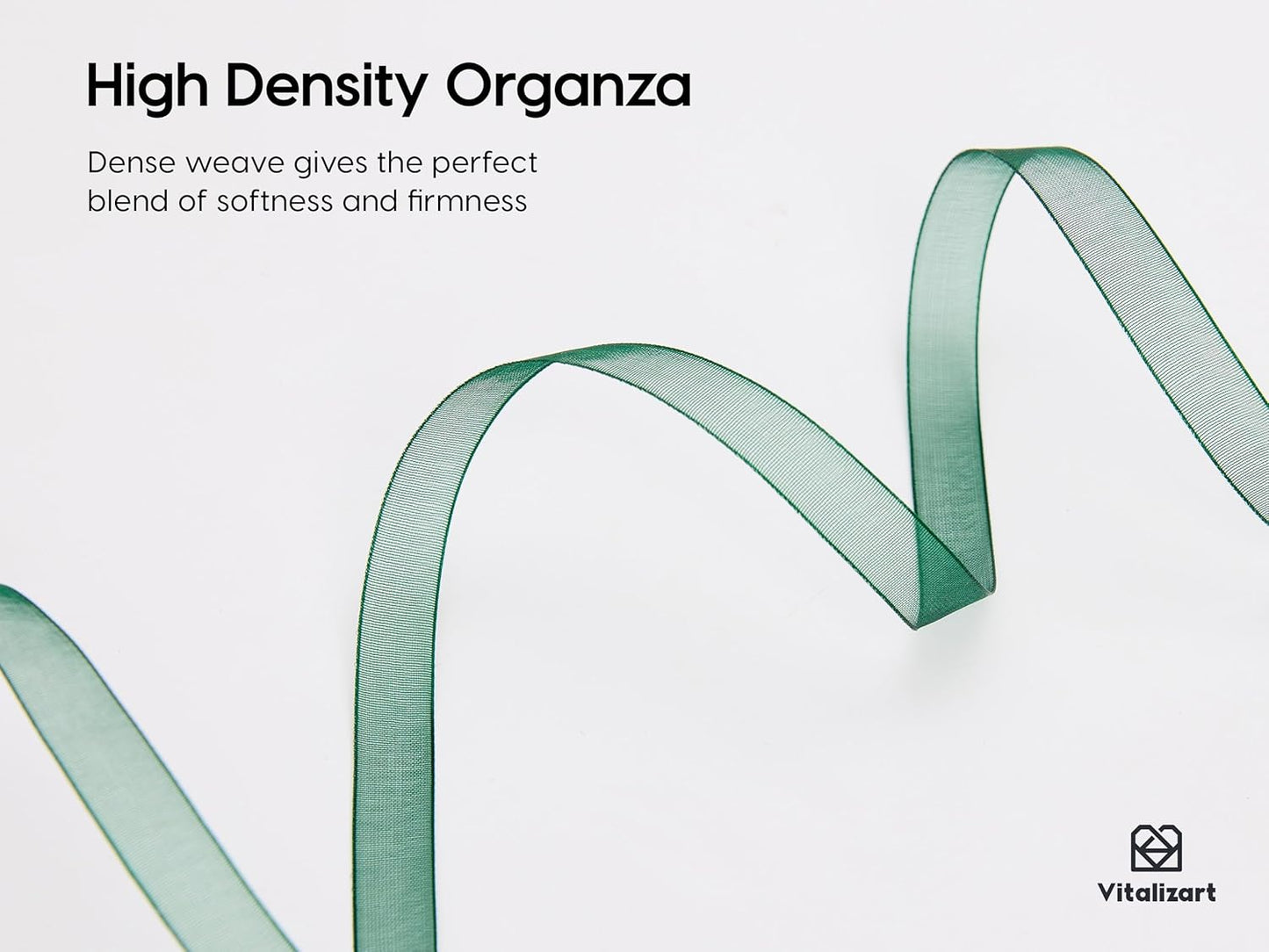 Vitalizart 3/8" x 90 Yards Organza Ribbon Set 9 Rolls x 10 Yd Sheer Ribbon for Gift Wrapping Crafts Christmas Tree Bows Wedding Invitations Wreaths Party Decor Bouquet DIY Projects (Mixed Colors)