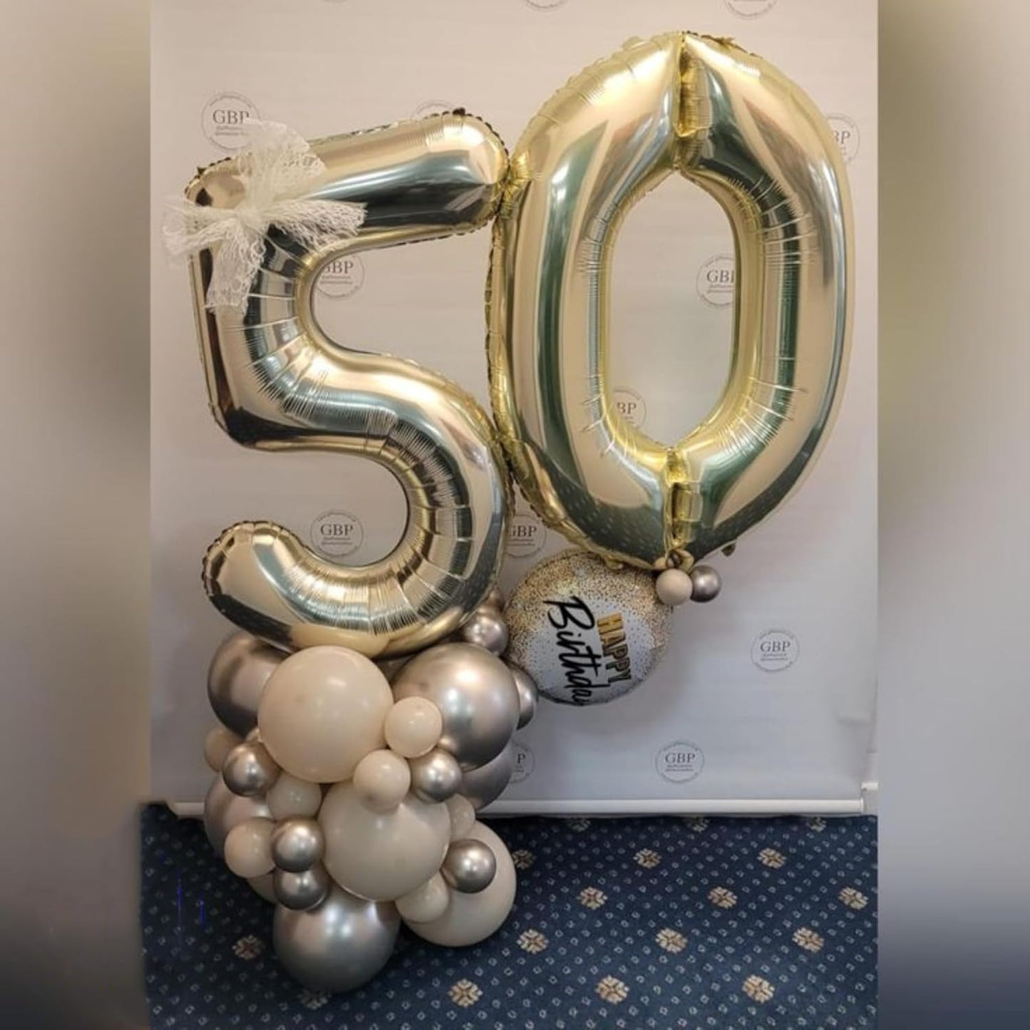 40 Inch Numbers 5 Light Gold Large Balloon Digital 5 for Birthday Party, 0-9 Birthday Party Decorations,Foil Mylar Big Number 5 Wedding Graduations Photo Shoot Decorations(Number 5)