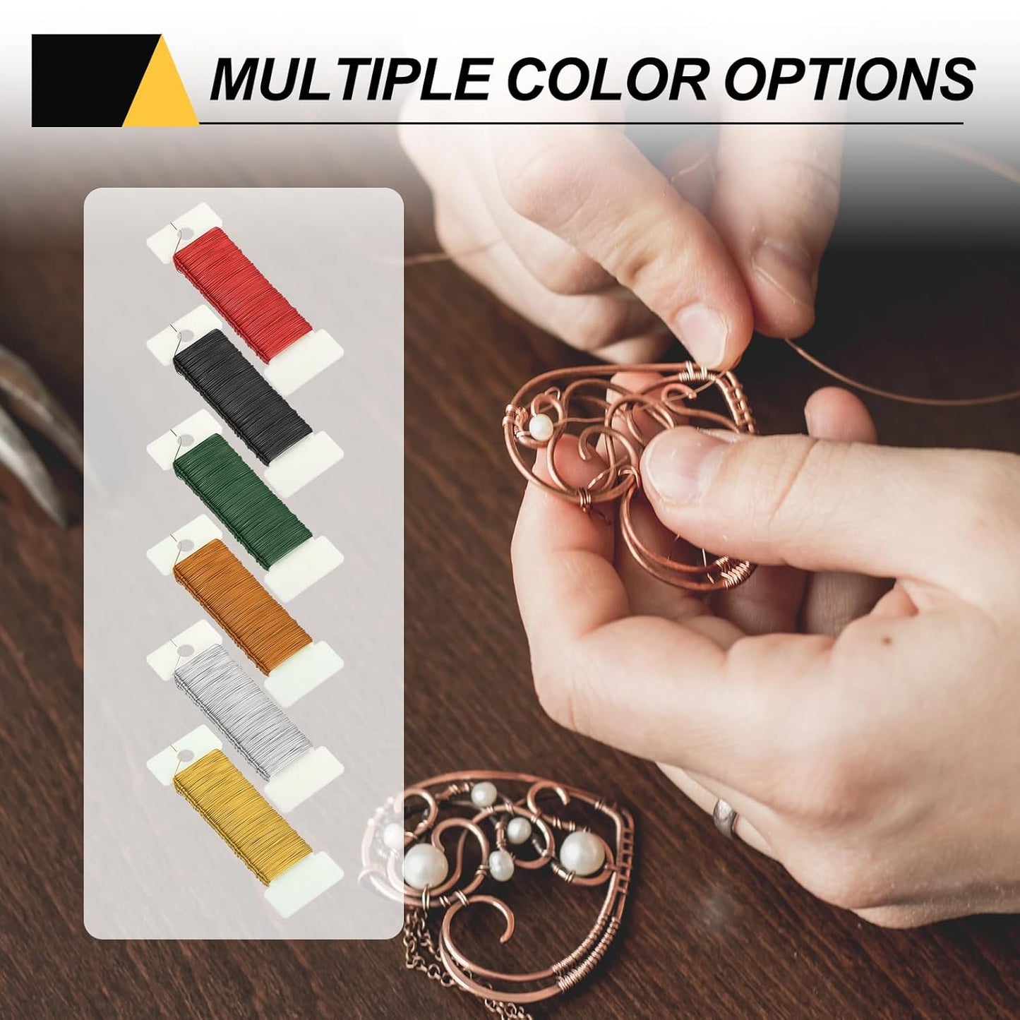 MECCANIXITY 114 Yards/345 Feet 27 Gauge Metal Floral Wire Green Flexible Paddle Thin Floral Wires for Craft, Christmas Wreath, Flower Arrangement, Wedding, Total 3 Roll