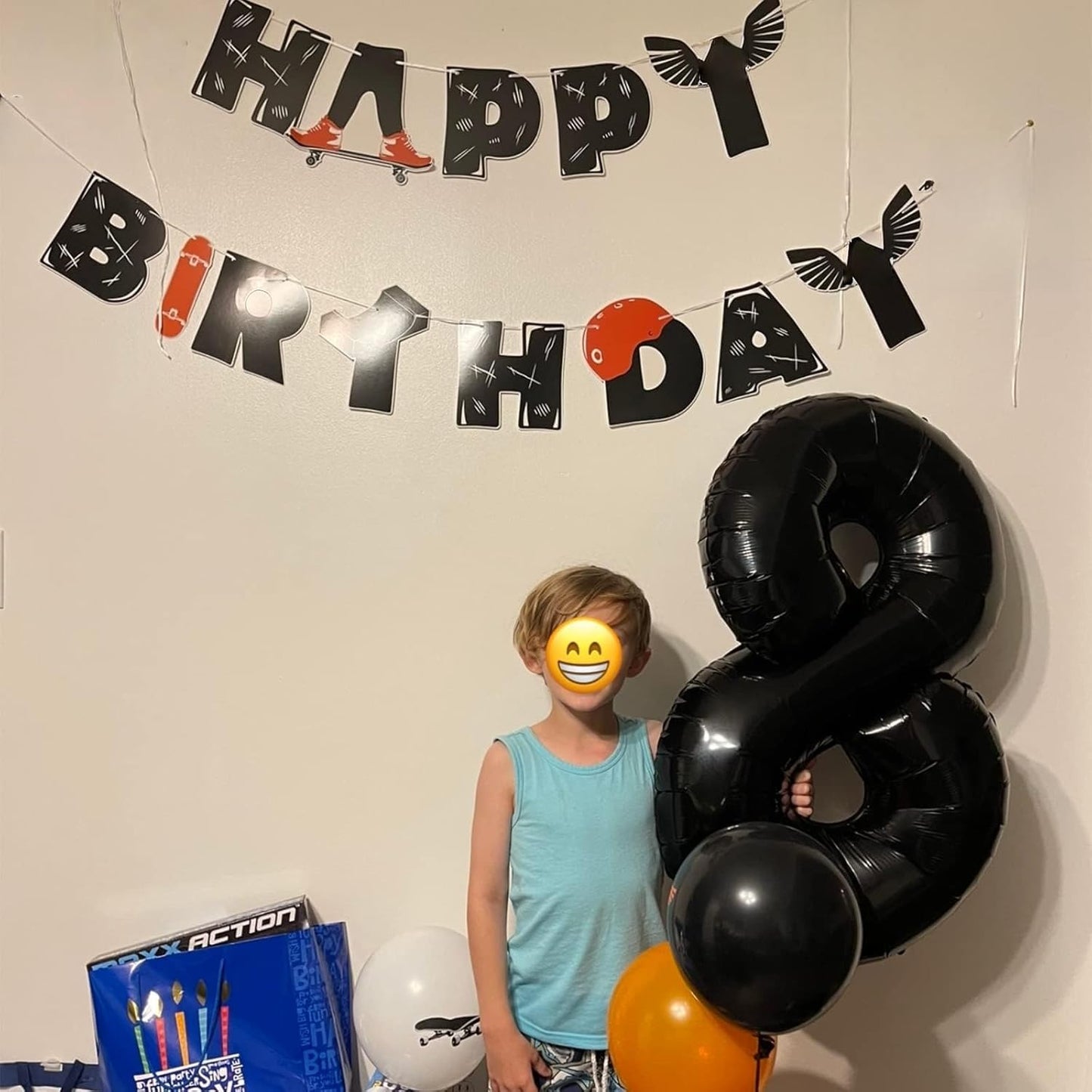 40 Inch Balloon Number 7 Black, Large Foil Number Balloons Set 0-9, Digital 7 Helium Balloons for Girls Boys Men Women 7th 17th 70th Birthday Anniversary Graduation New Year's Eve Party Decoration