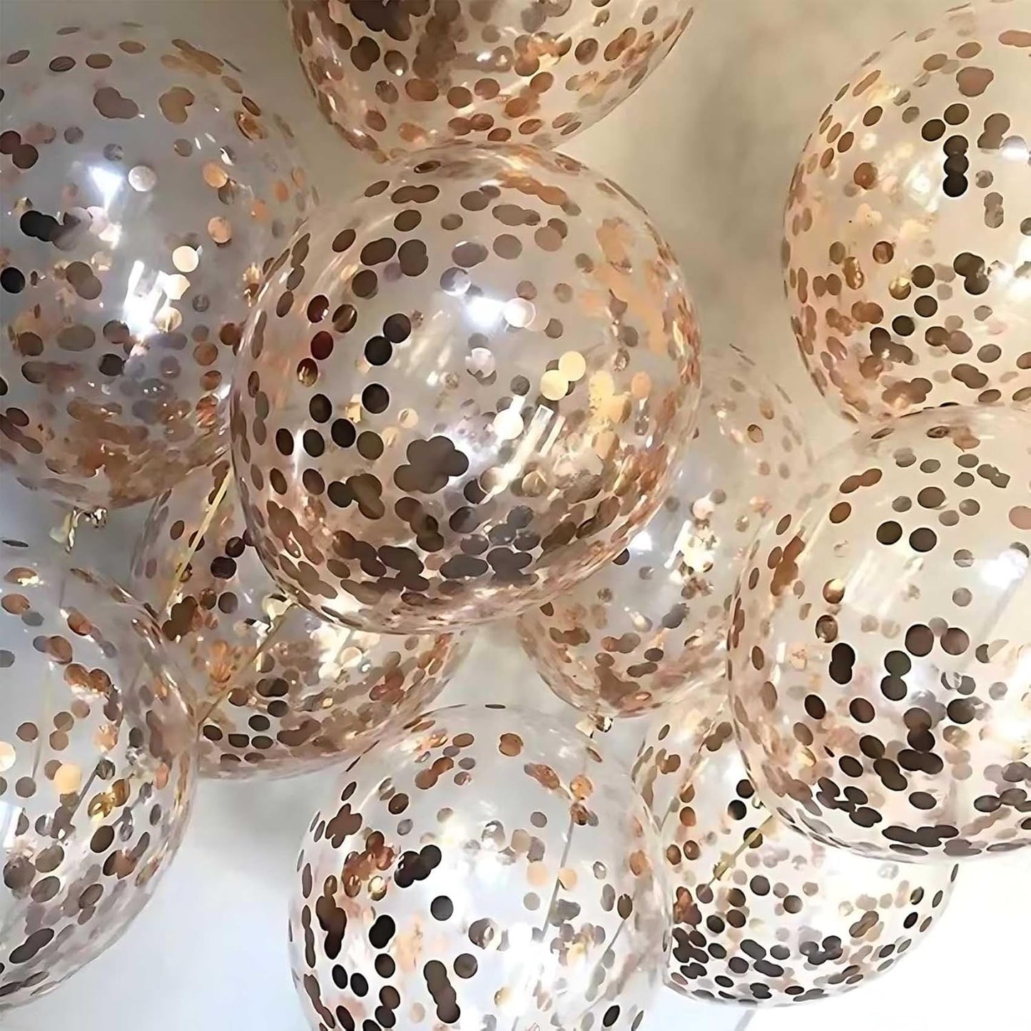 Black Round Foil Confetti Beautiful Metallic Table Confetti Glitter for Fill Balloons, Wedding,Birthday, Party,Festival Decoration(8000PCS)