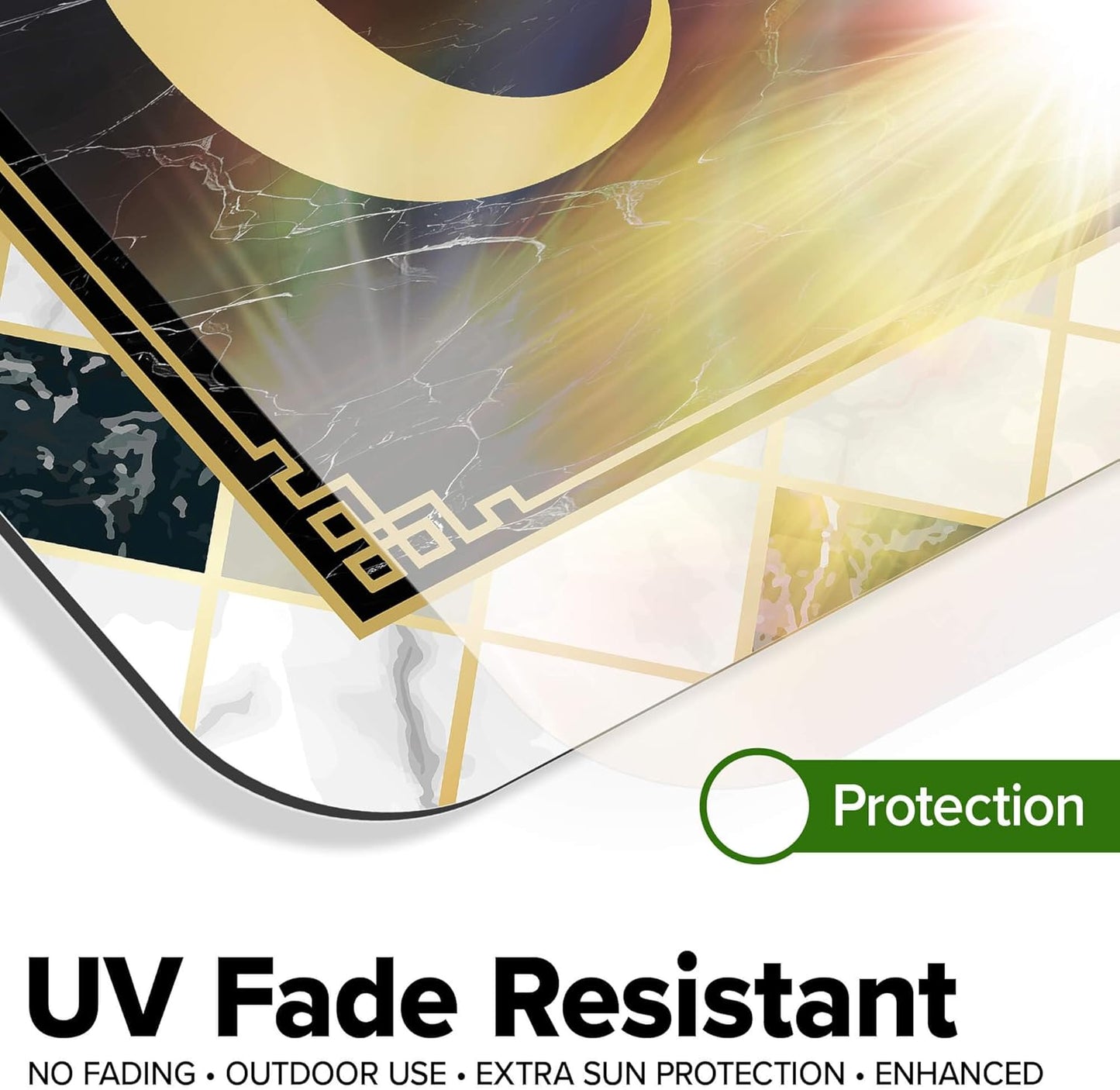 Custom Sign, Custom Street Sign, 11 Font Colors, 13 Font Styles, 4 Hole Options, 22 Sizes, 12x48 Inches, Rust Free DiBound, Fade Resistant, Made in USA by My Sign Center (Marble Tile)